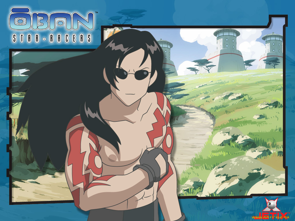 oban, star, racers, аниме, парень, глаза, волосы