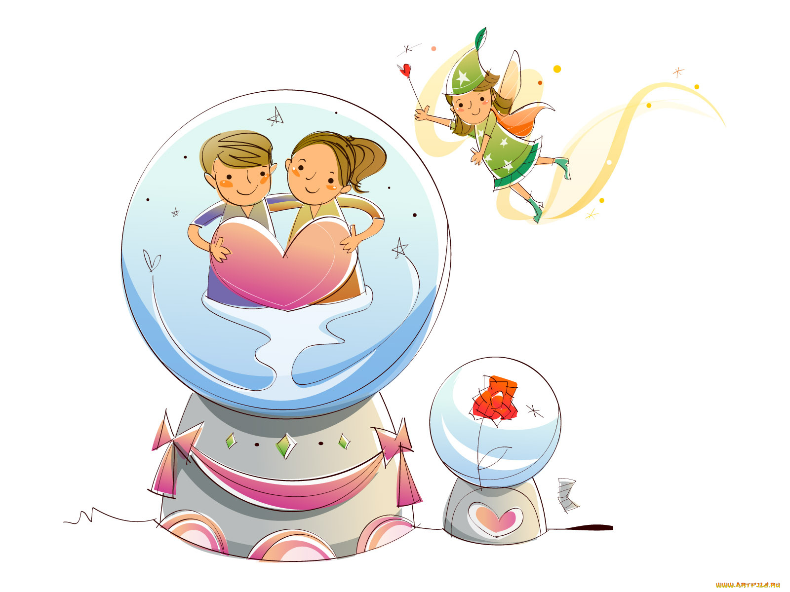 рисованные, дети