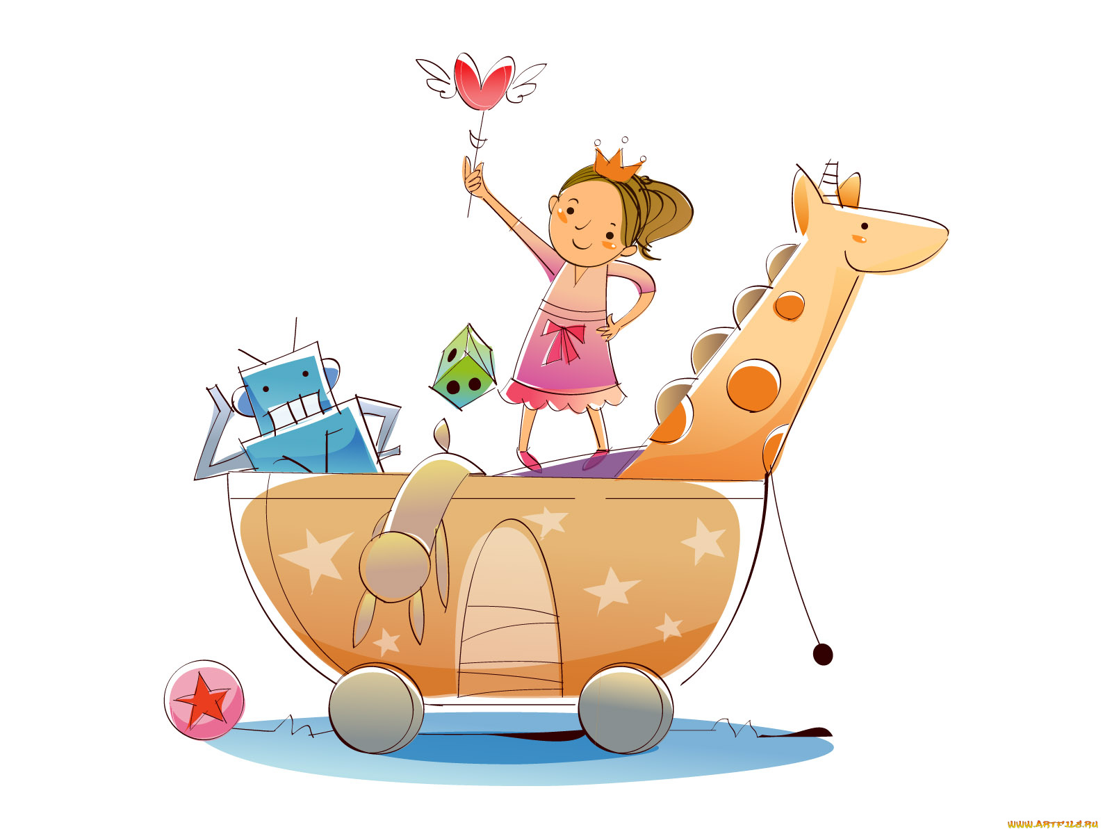 рисованные, дети