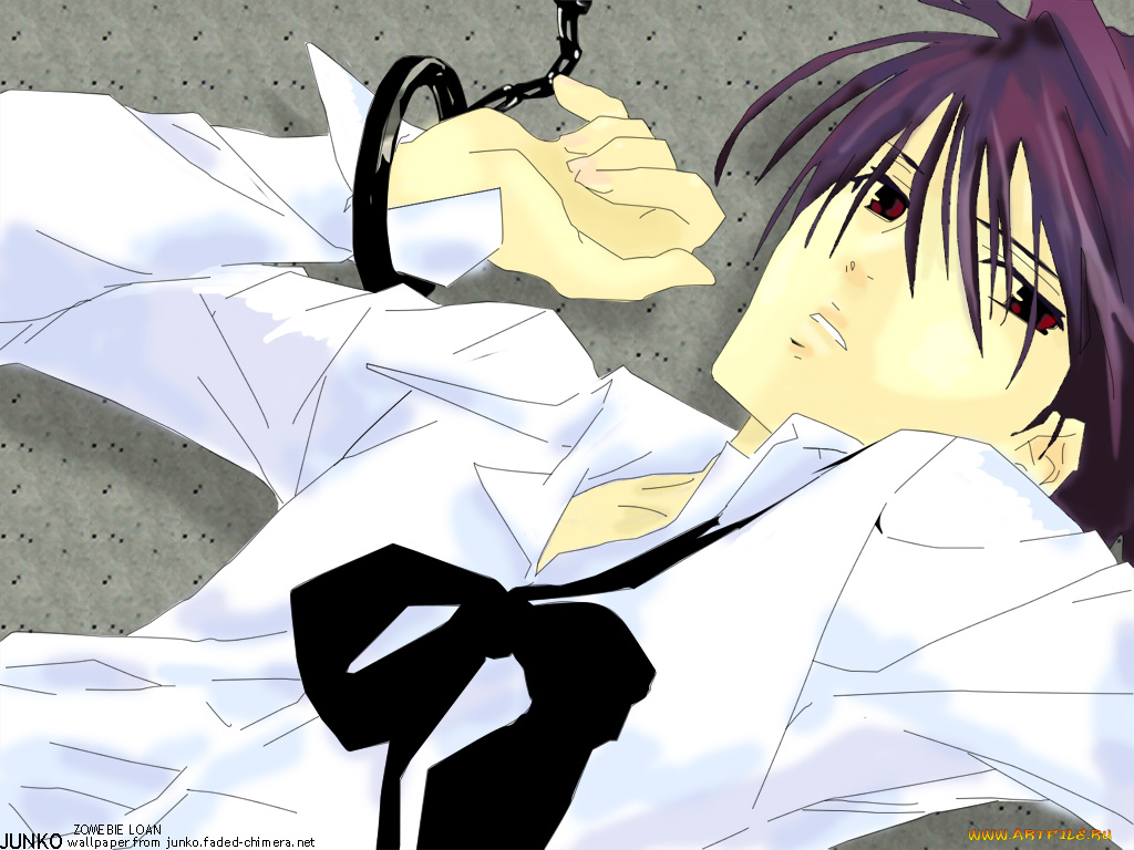 аниме, zombie, loan