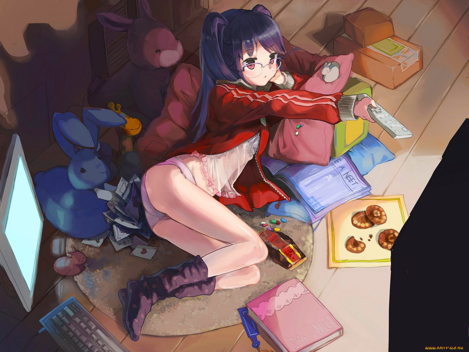 аниме, weapon, blood, technology