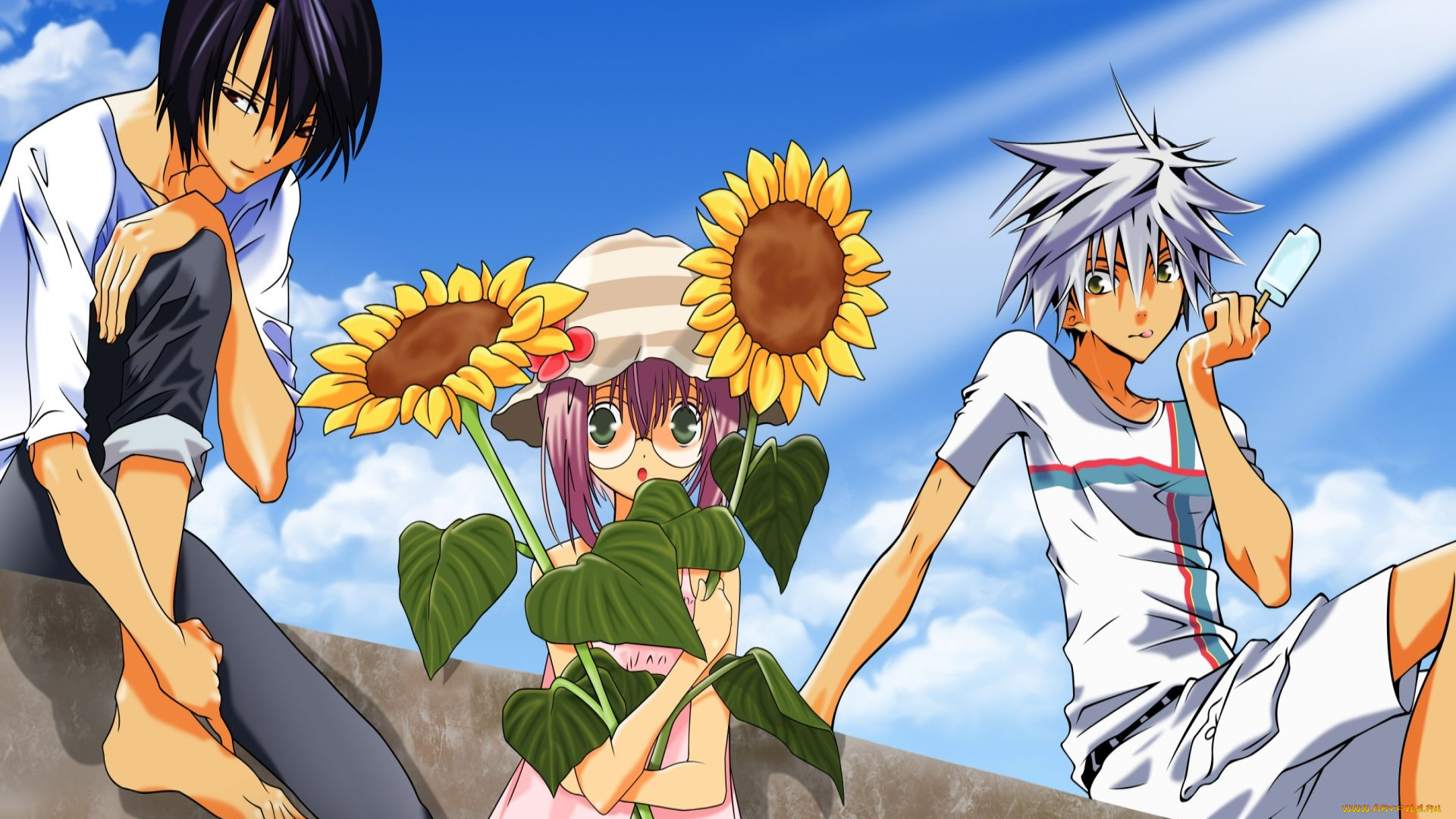 аниме, zombie, loan