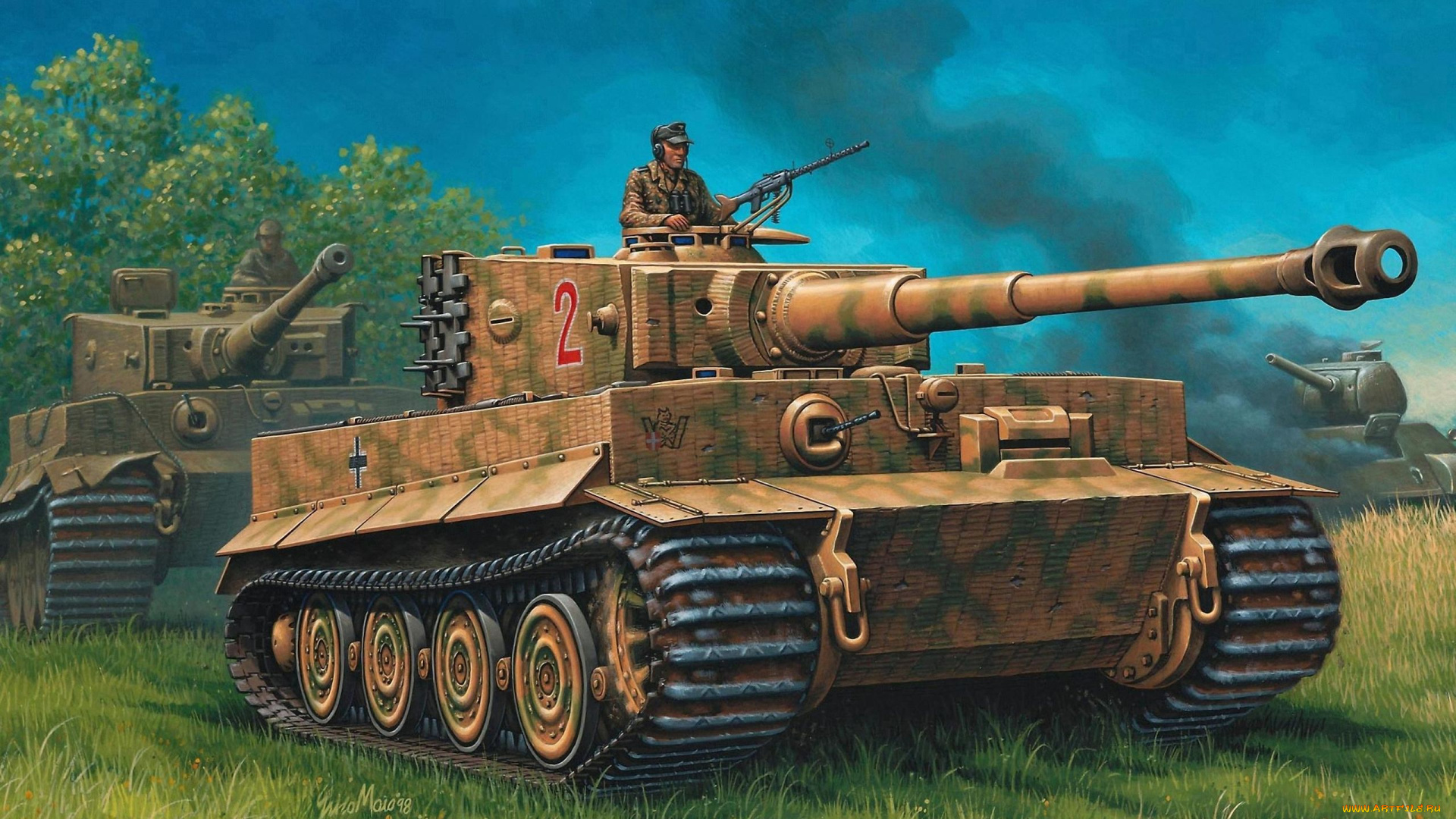 рисованные, армия