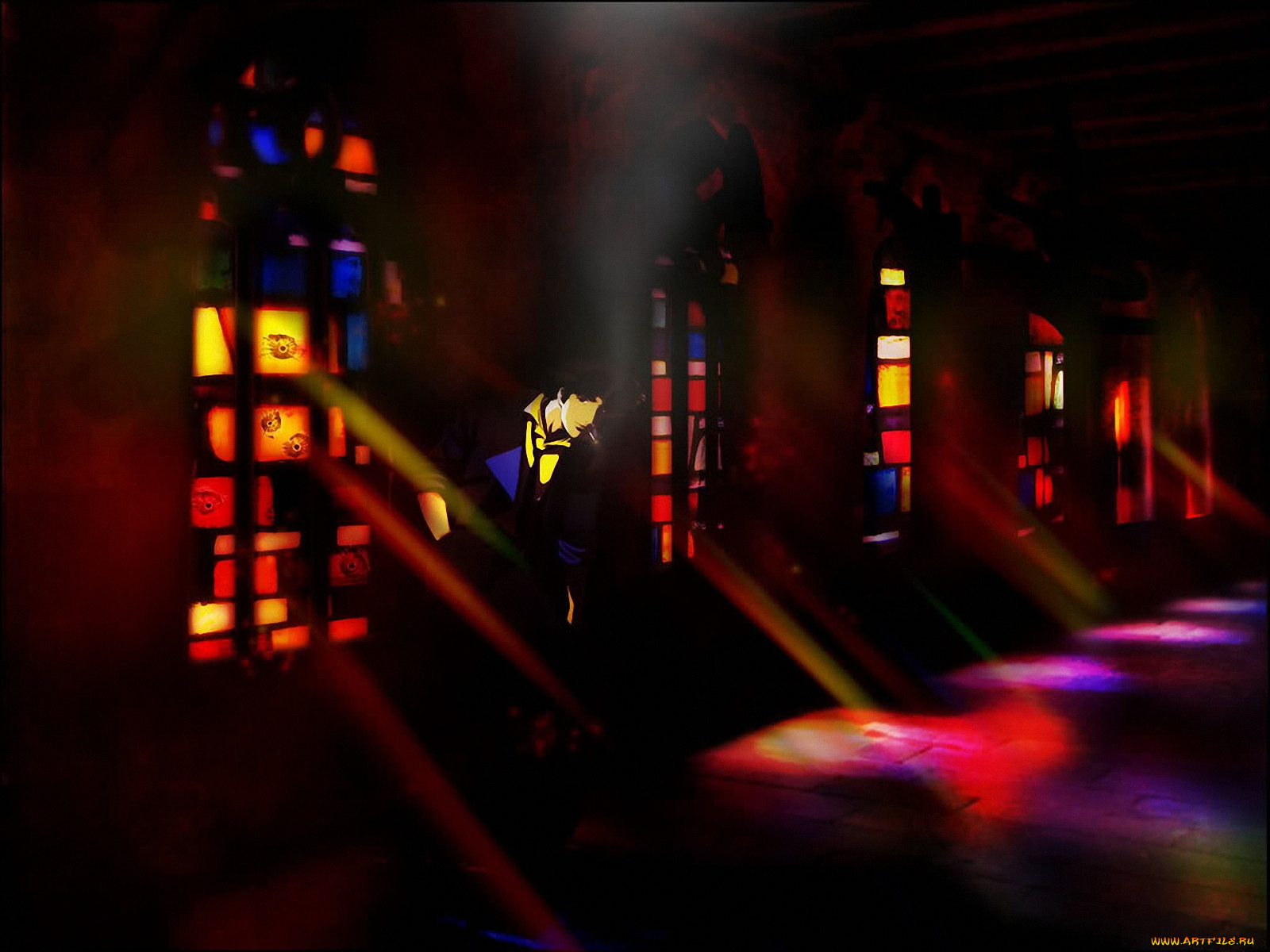 аниме, cowboy, bebop, spike