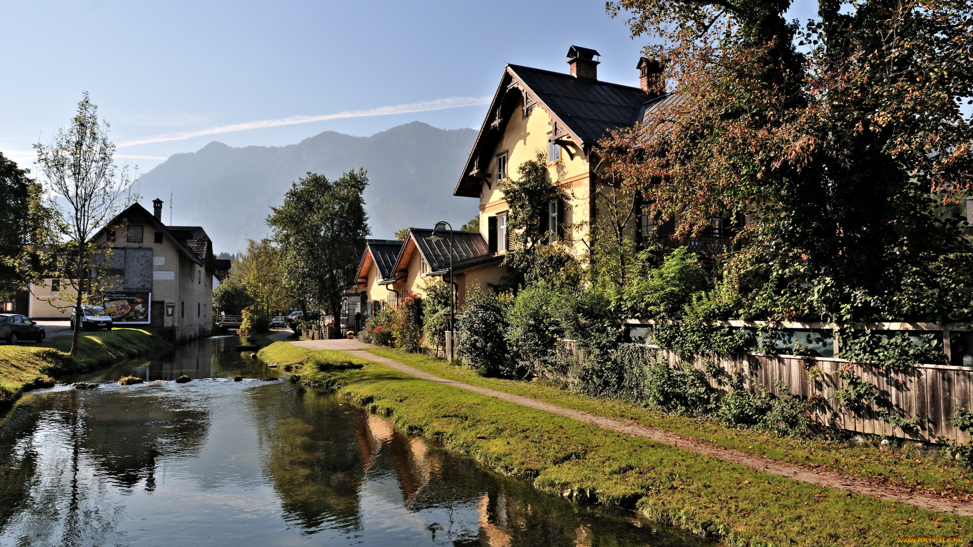 города, пейзажи, австия, бад, гоизерн