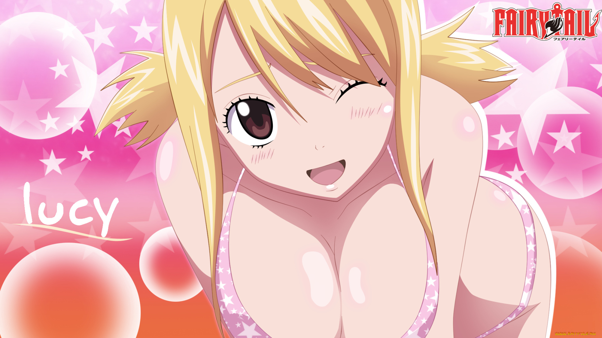 lucy, heartfilia, аниме, fairy, tail, девушка
