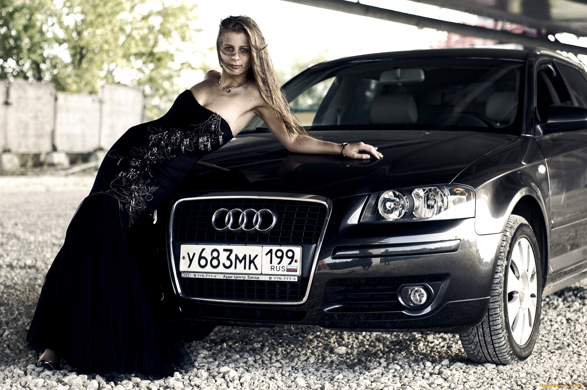 автомобили, авто, девушками