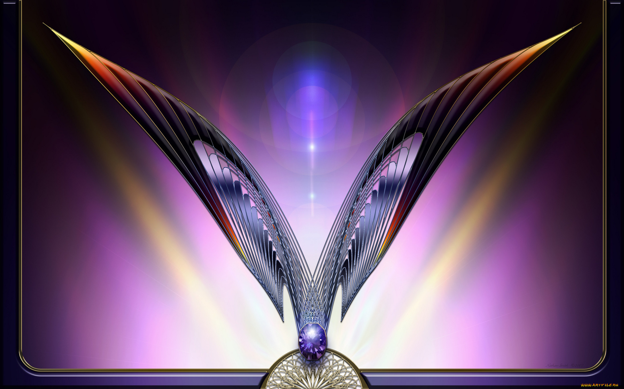 3д, графика, fractal, фракталы, фон, узор, рисунок