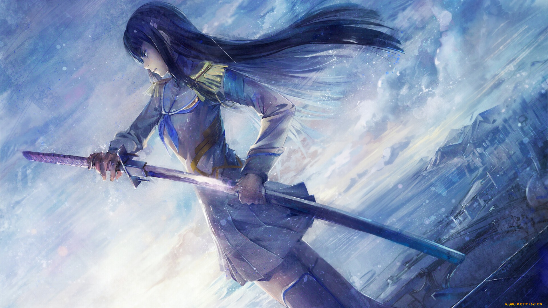 аниме, kill, la, kill, shouin, single, kill, la, kiryuuin, satsuki, art