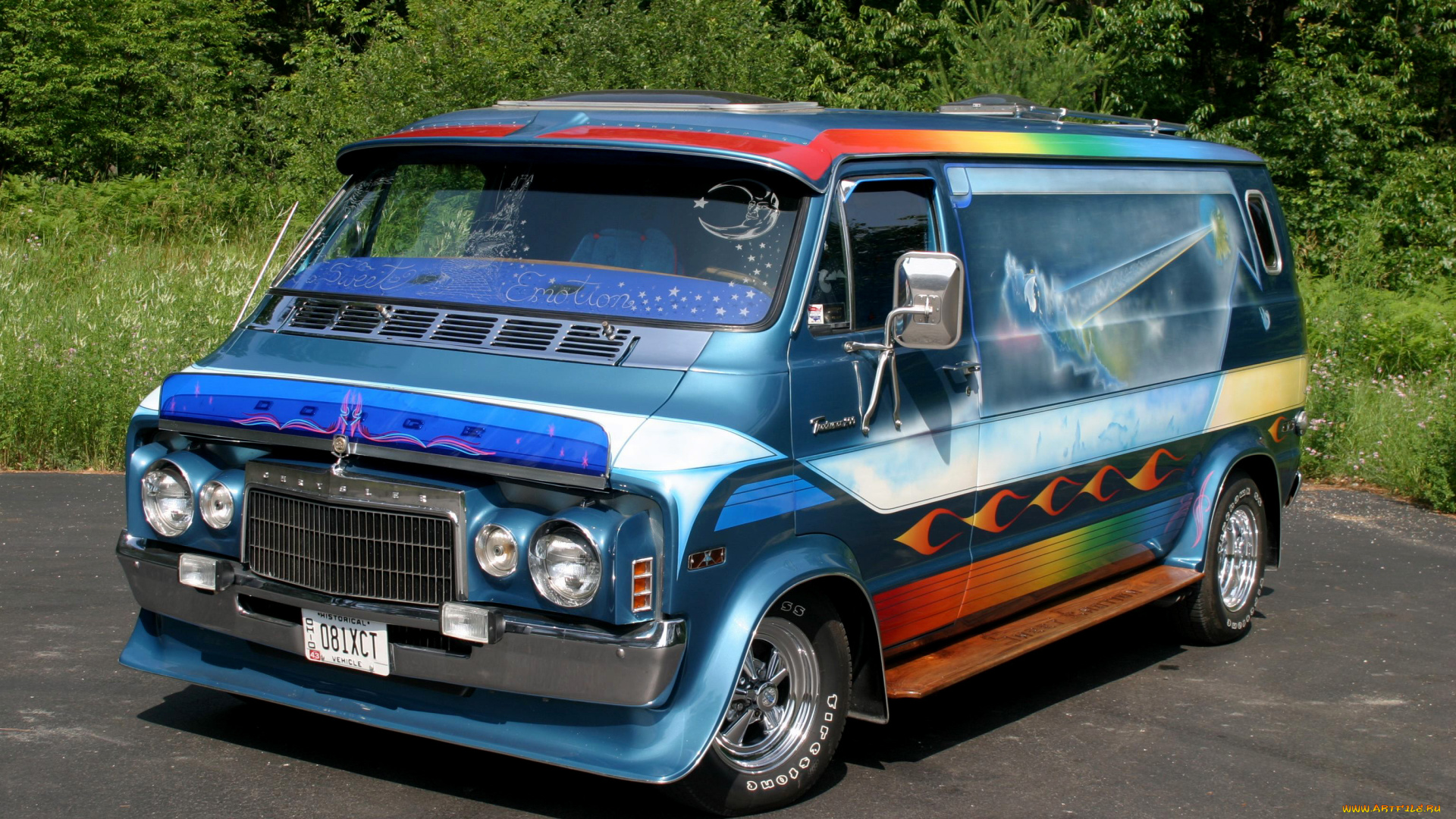 автомобили, custom, van`s, dodge