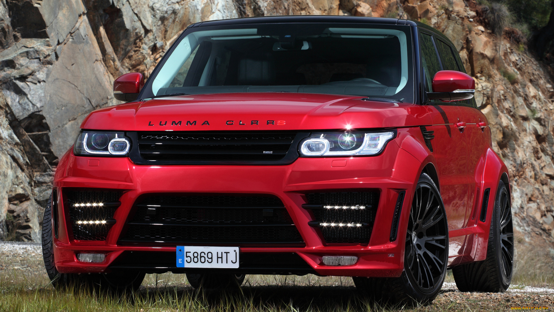 автомобили, range, rover, clr, rs, lumma, design, красный