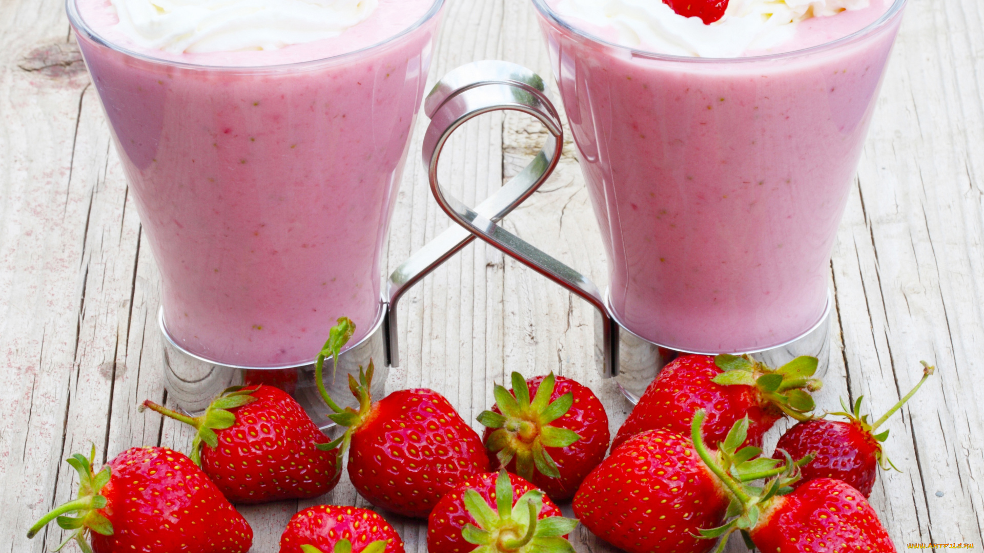 еда, напитки, , коктейль, йогурт, коктейль, клубника, ягоды, молочный, десерт, стакан