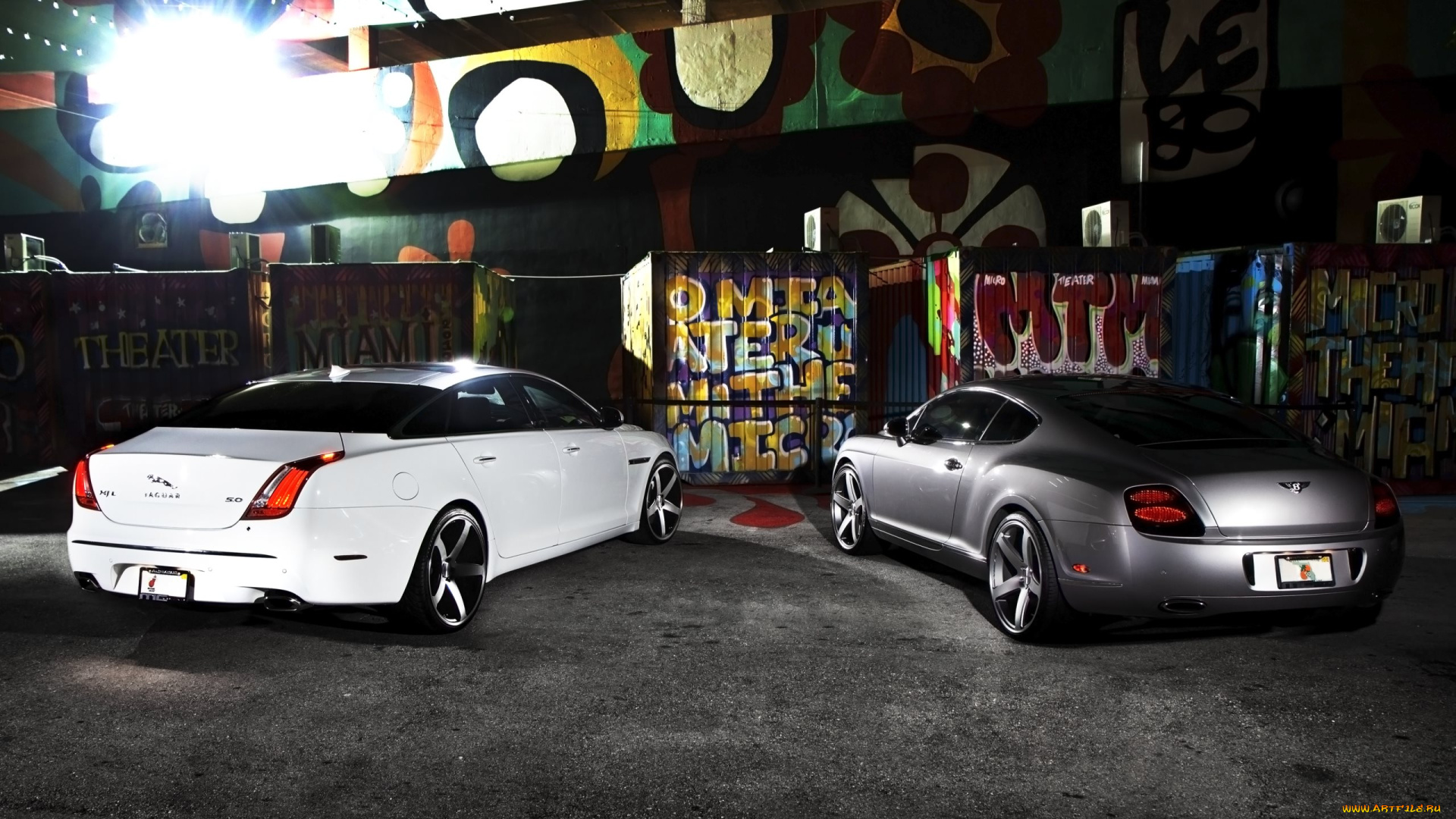 jaguar, xjl, &, bentley, continental, gt, автомобили, разные, вместе, cars
