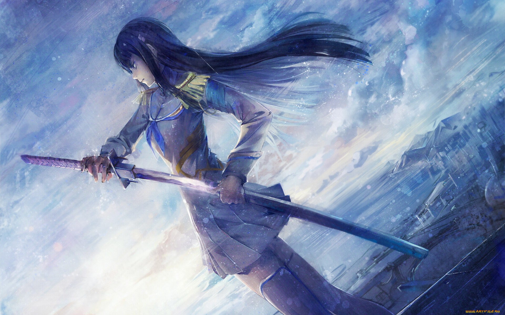 аниме, kill, la, kill, shouin, single, kill, la, kiryuuin, satsuki, art