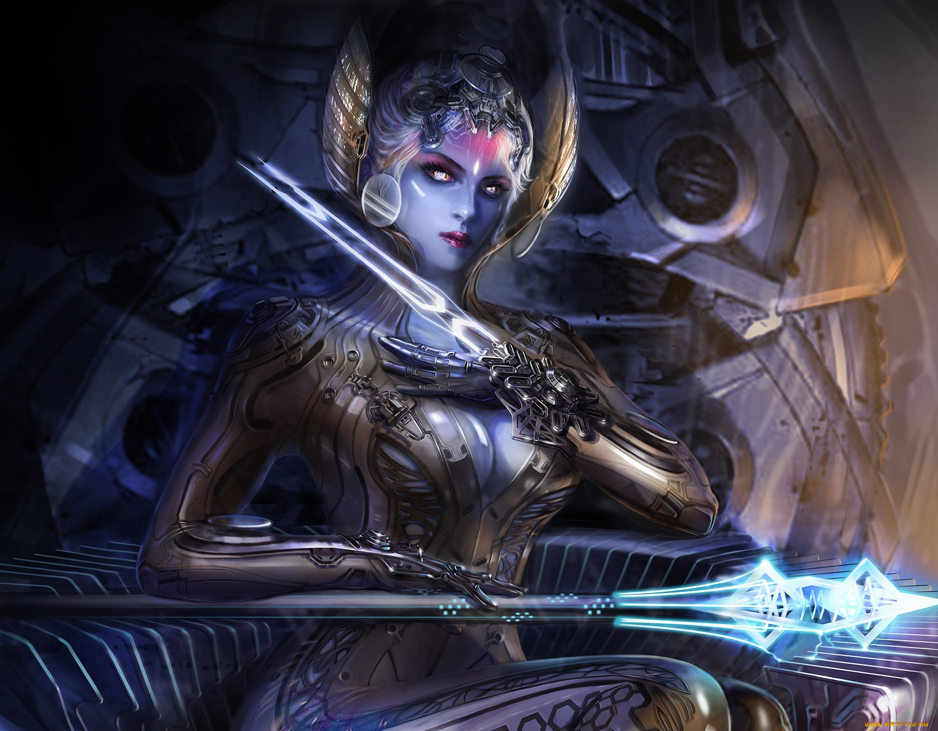 видео, игры, galaxy, saga, воин, девушка, оружие