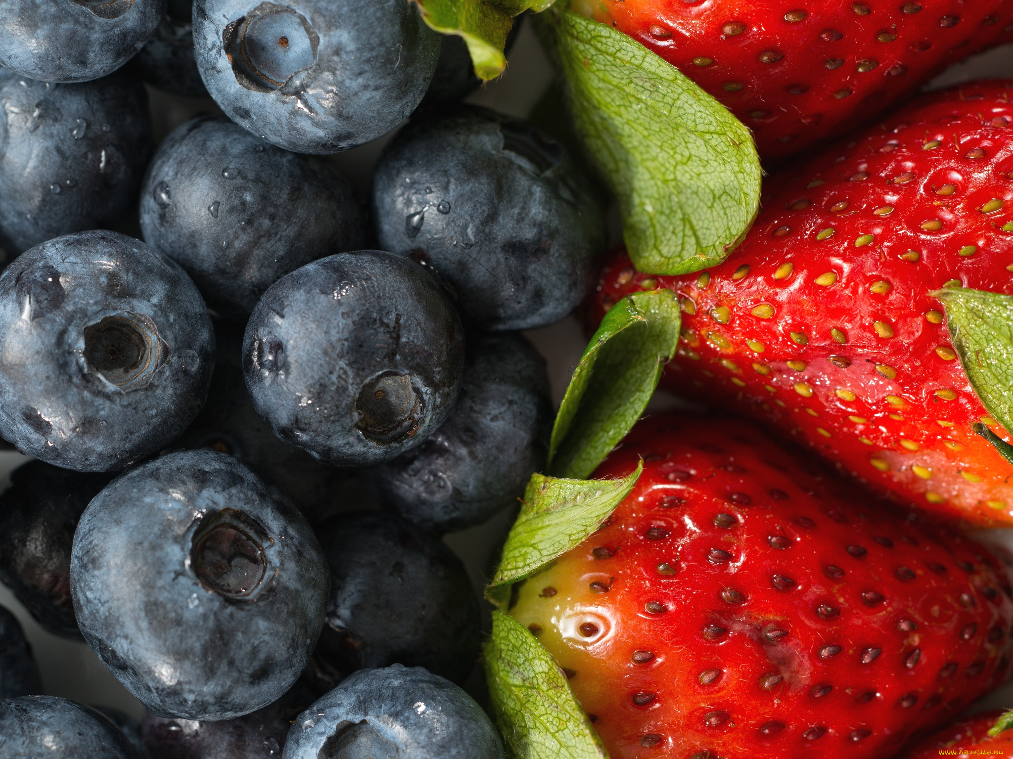 еда, фрукты, , ягоды, голубика, клубника