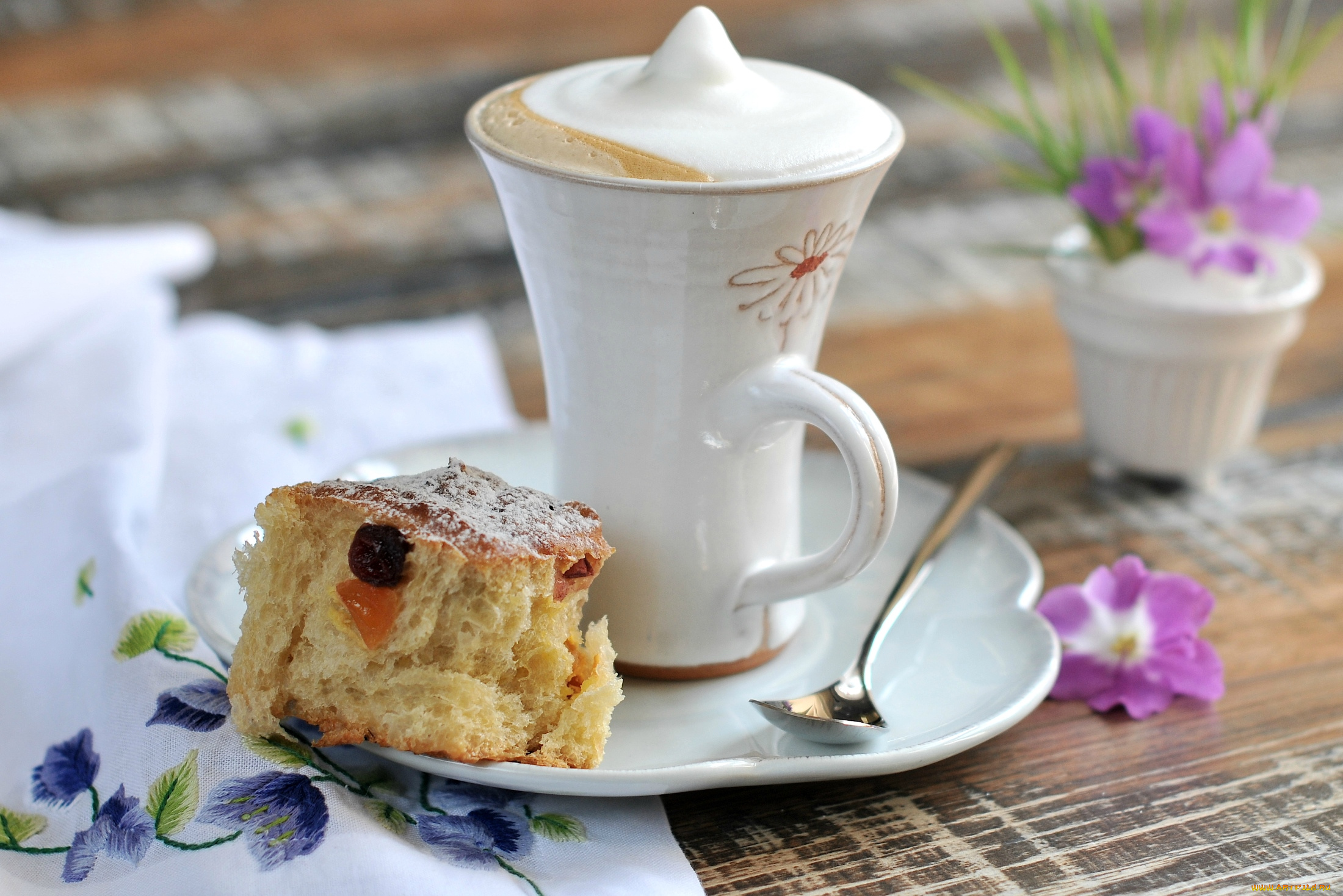 еда, кофе, , кофейные, зёрна, булочка, чашка