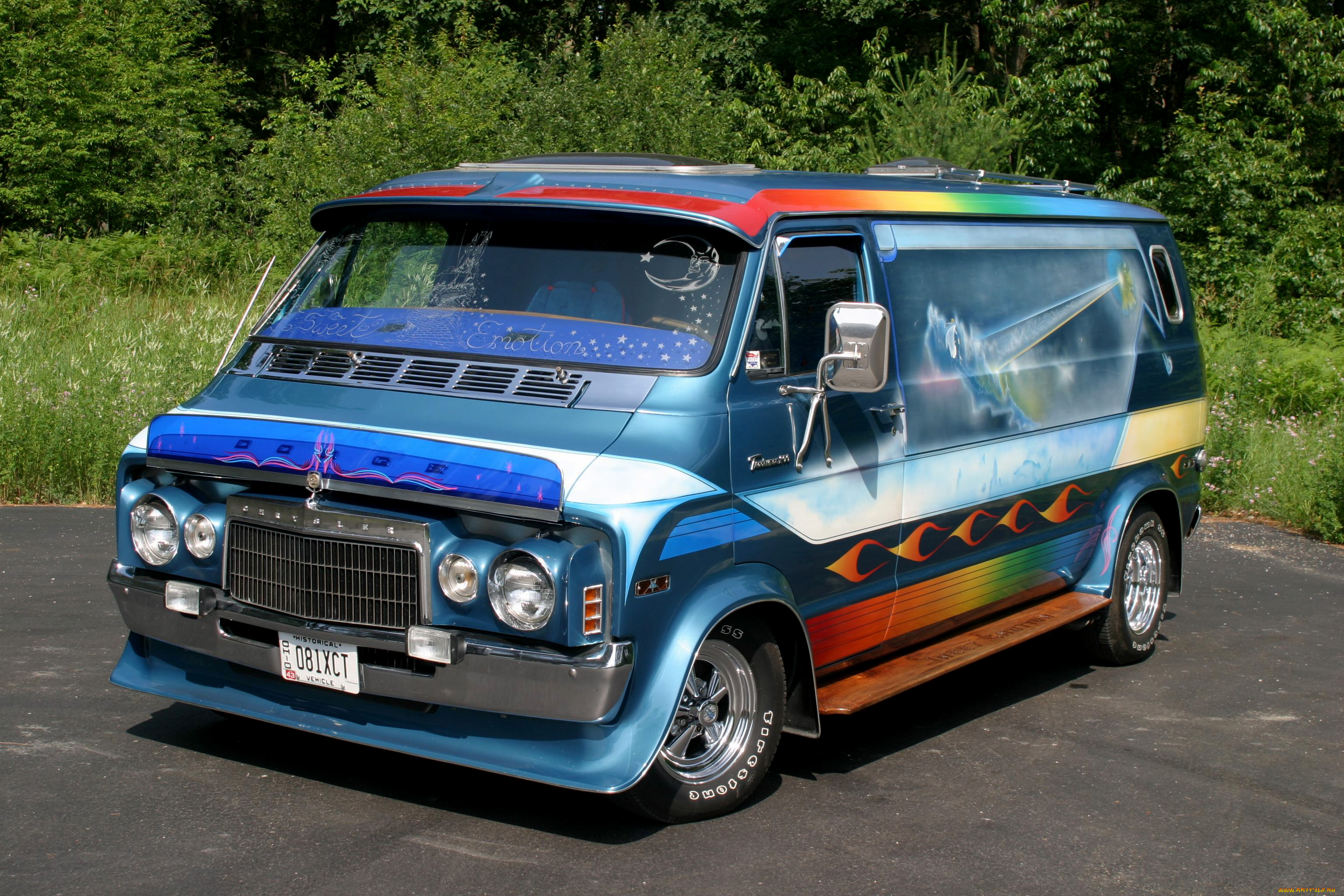 автомобили, custom, van`s, dodge