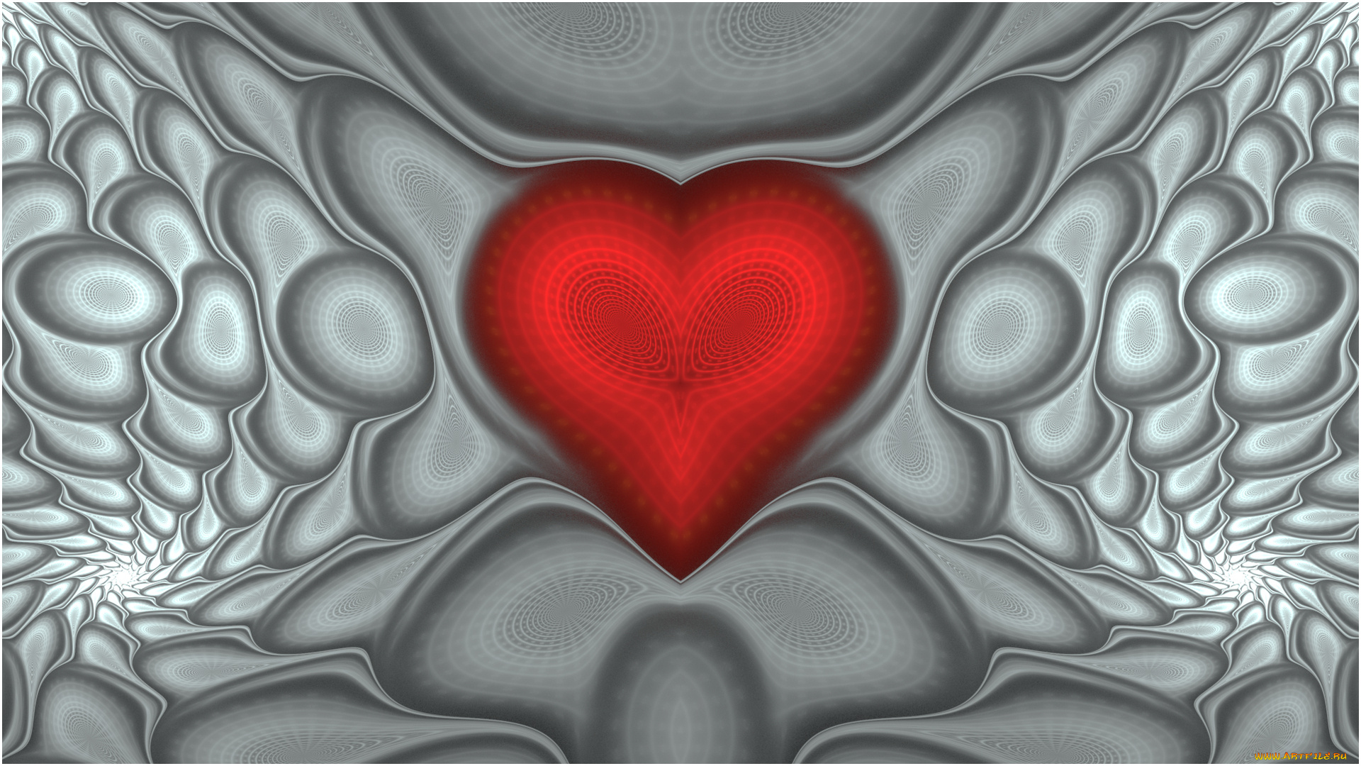 3д, графика, абстракция, , abstract, сердечки, цвета, фон, узор