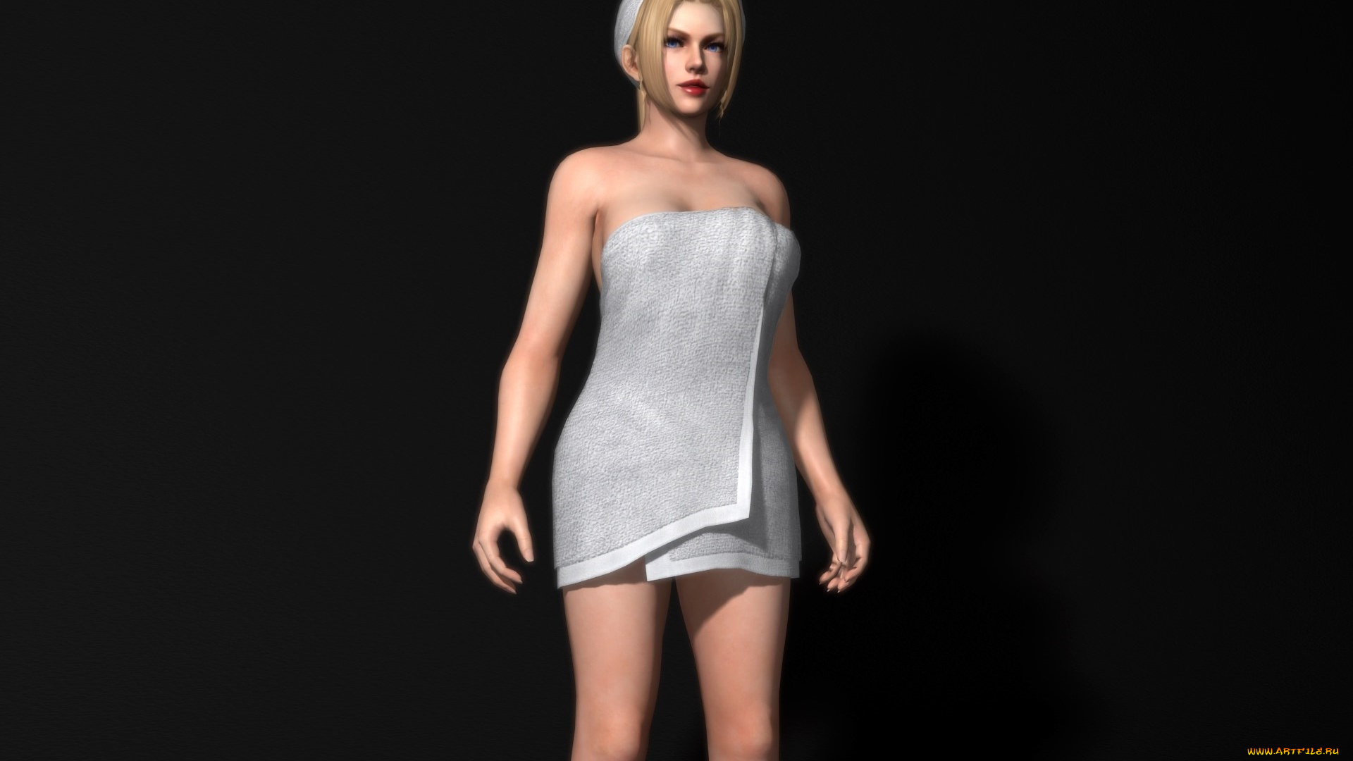 3д, графика, аниме, , anime, фон, девушка, взгляд