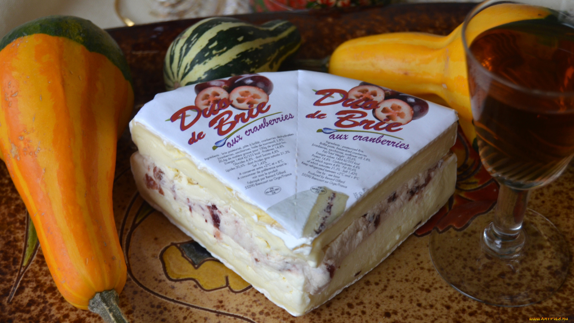 duo, de, brie, aux, cranberries, еда, сырные, изделия, сыр