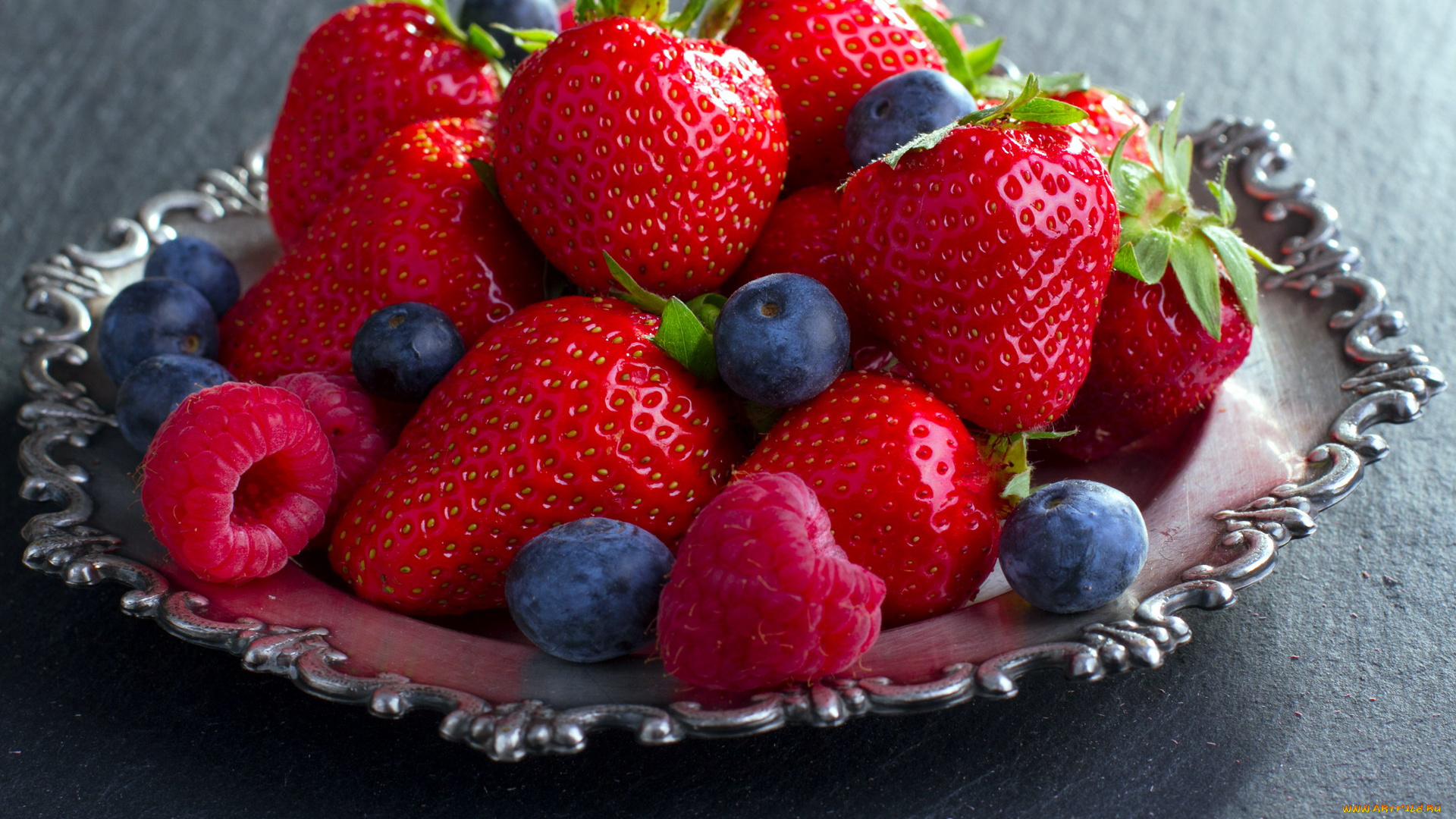 еда, фрукты, , ягоды, малина, черника, клубника