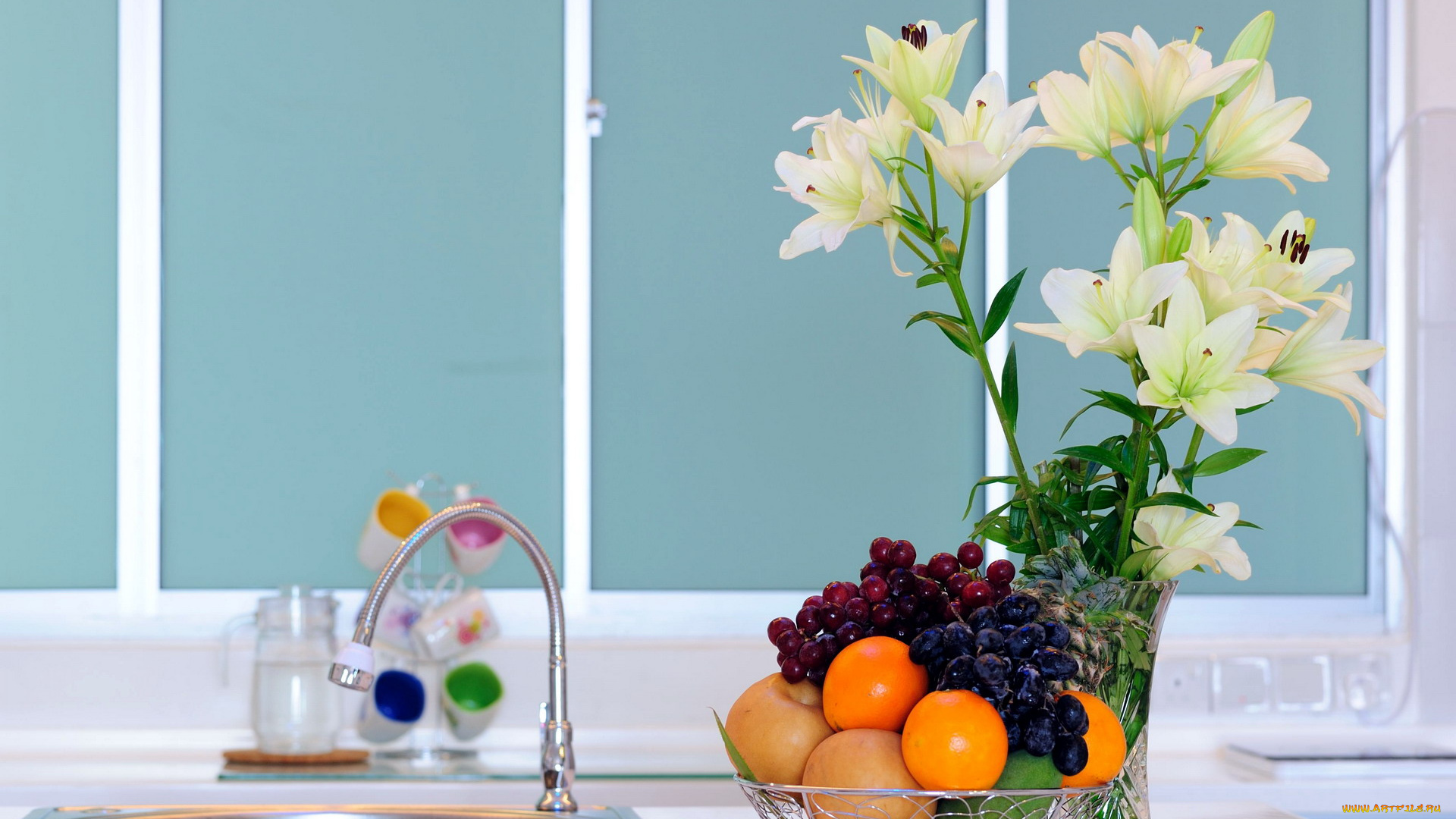 еда, фрукты, , ягоды, яблоки, апельсины, виноград