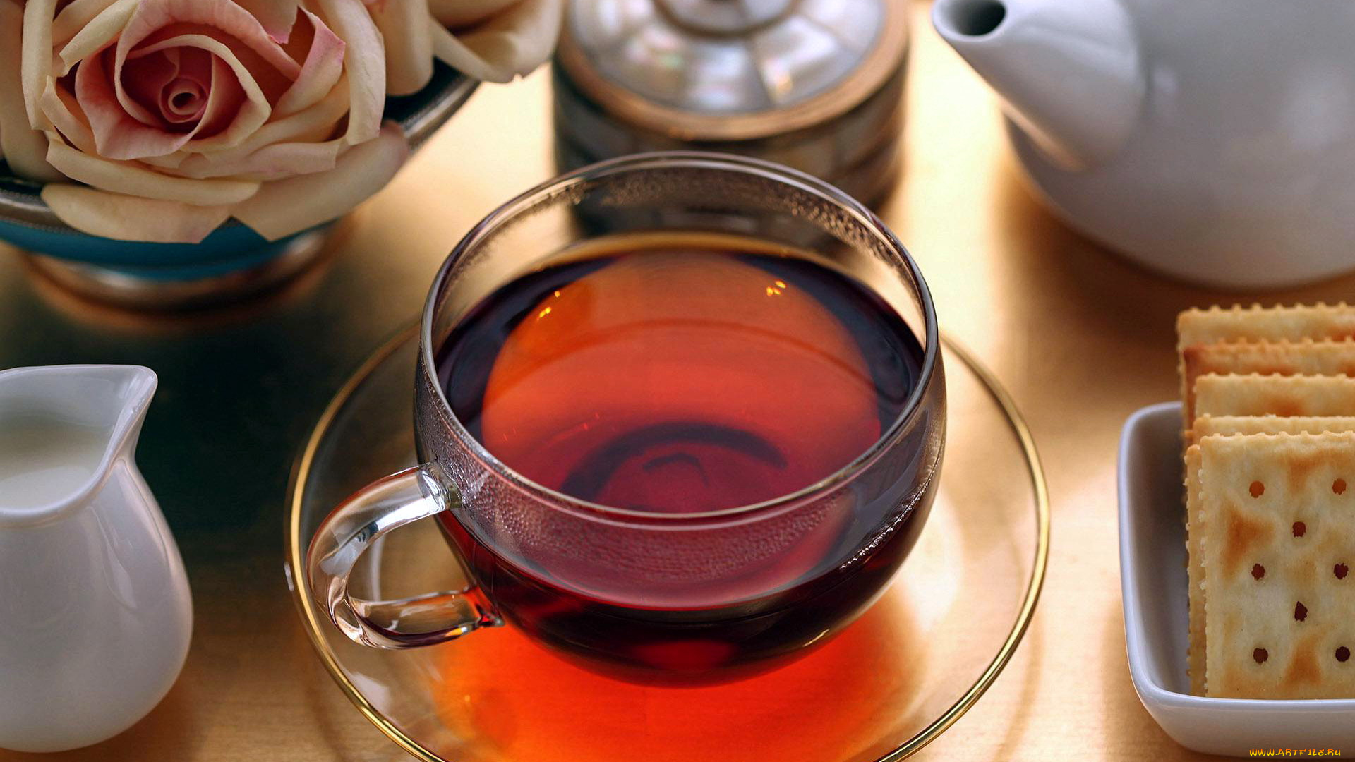 еда, напитки, , Чай, печенье