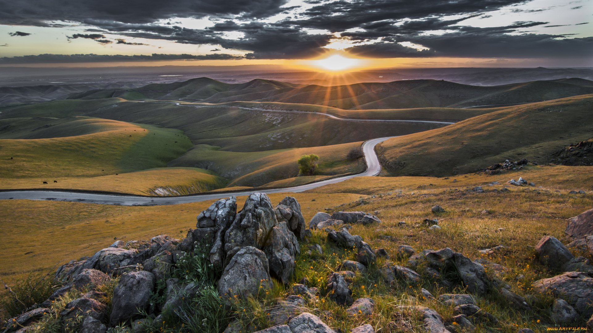 природа, восходы, закаты, рассвет