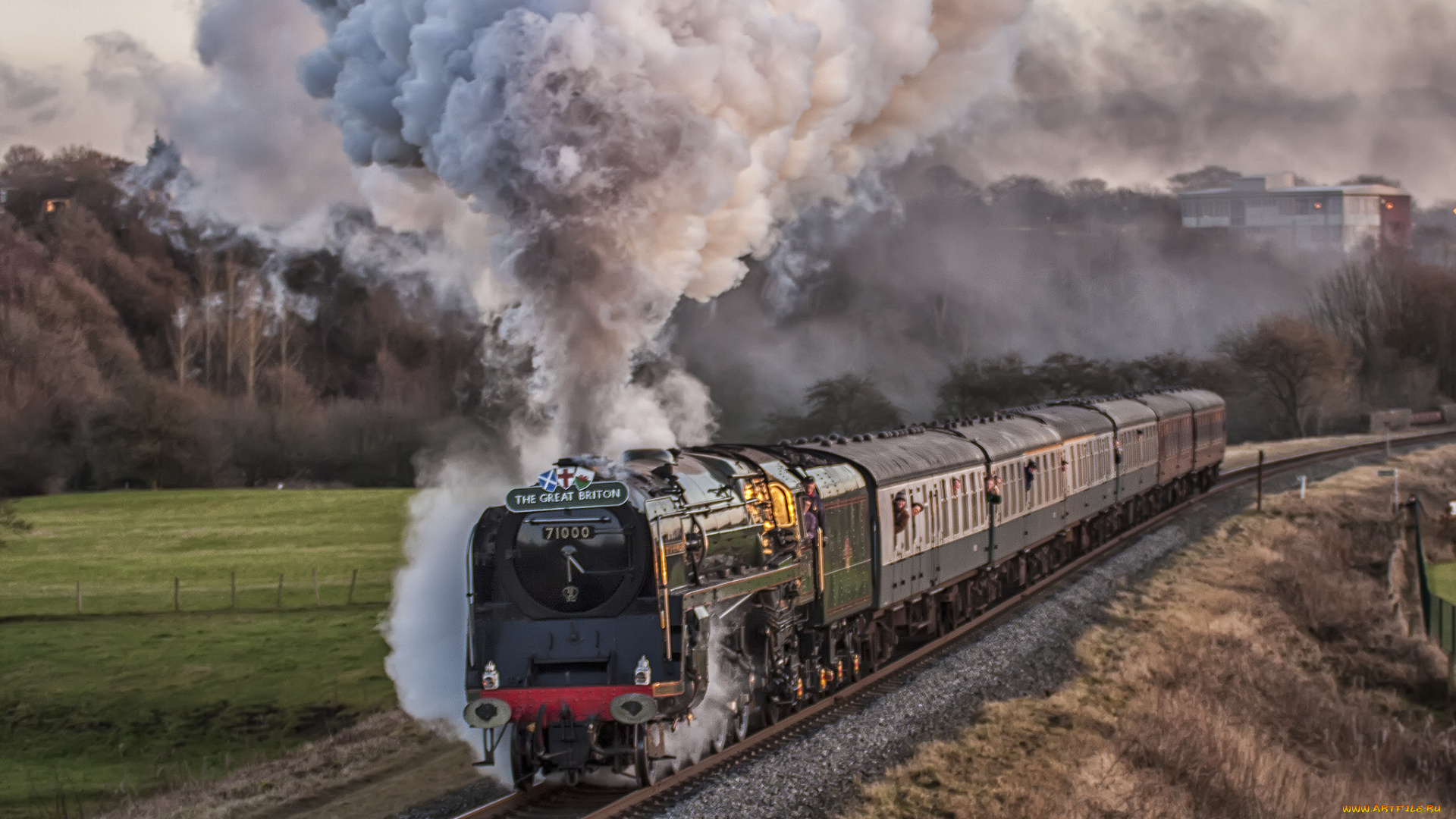 техника, паровозы, дорога, железная, паровоз, рельсы