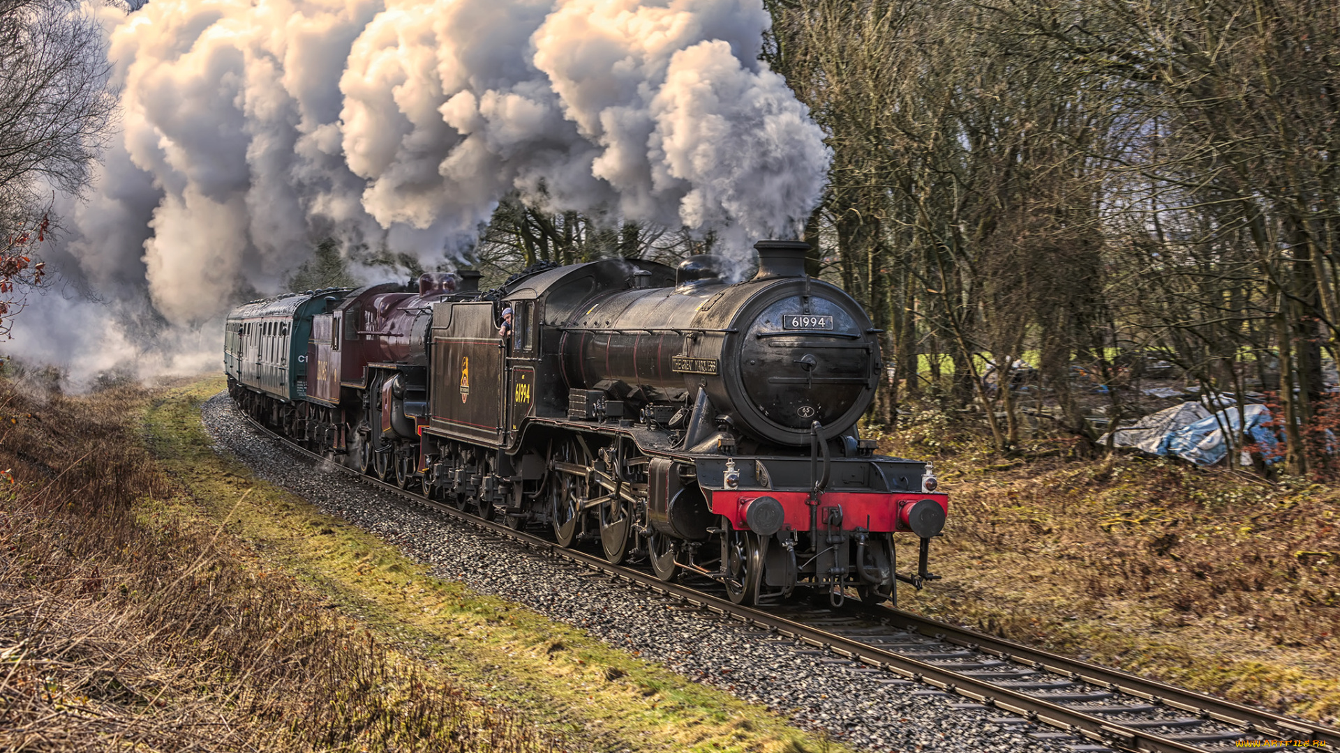 техника, паровозы, паровоз, рельсы, дорога, железная