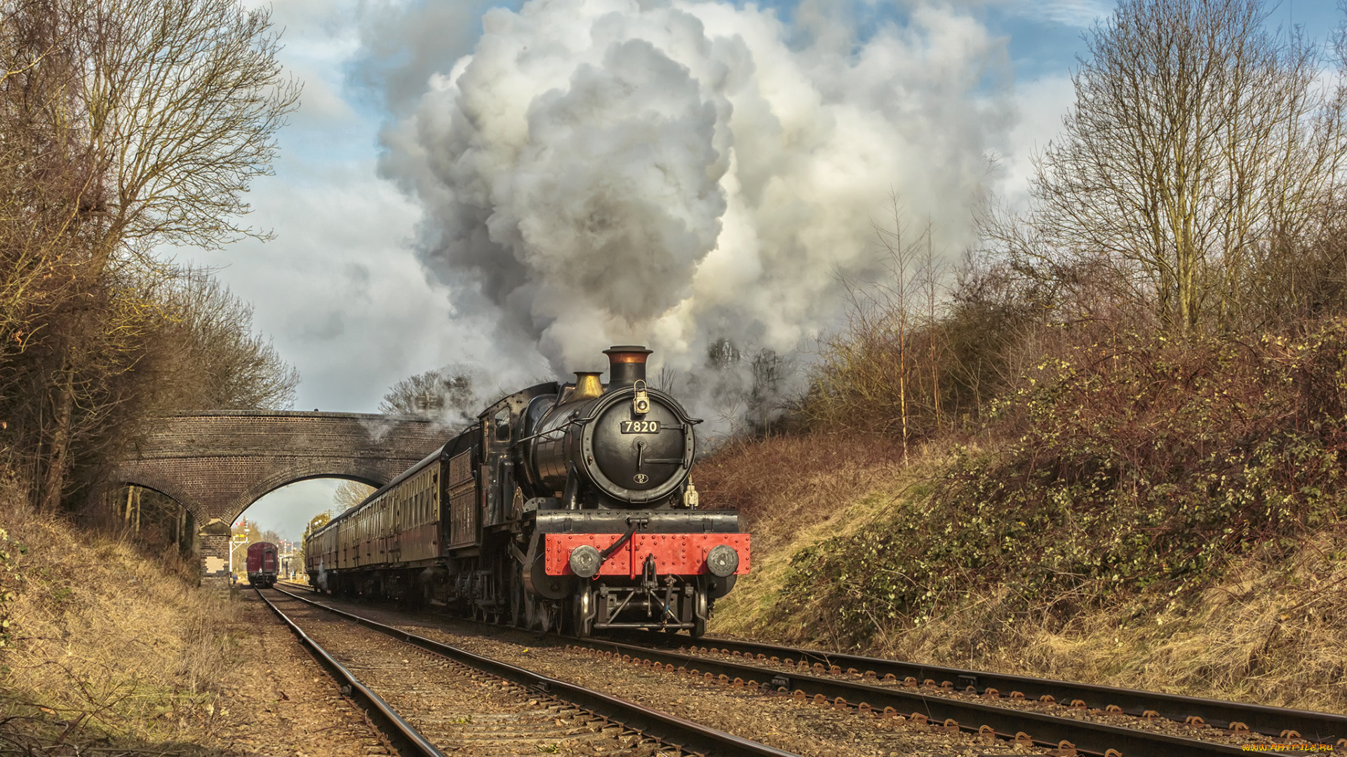 техника, паровозы, паровоз, рельсы, дорога, железная