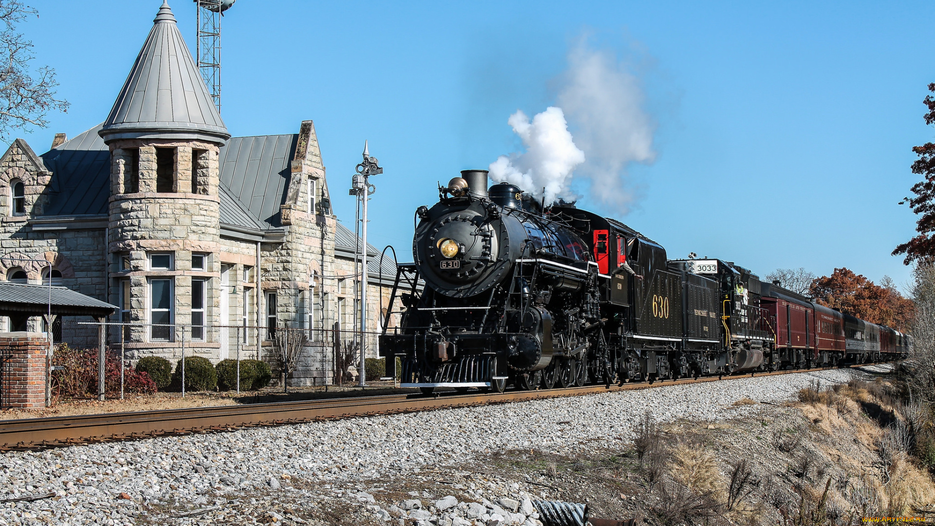 техника, паровозы, паровоз, рельсы, дорога, железная