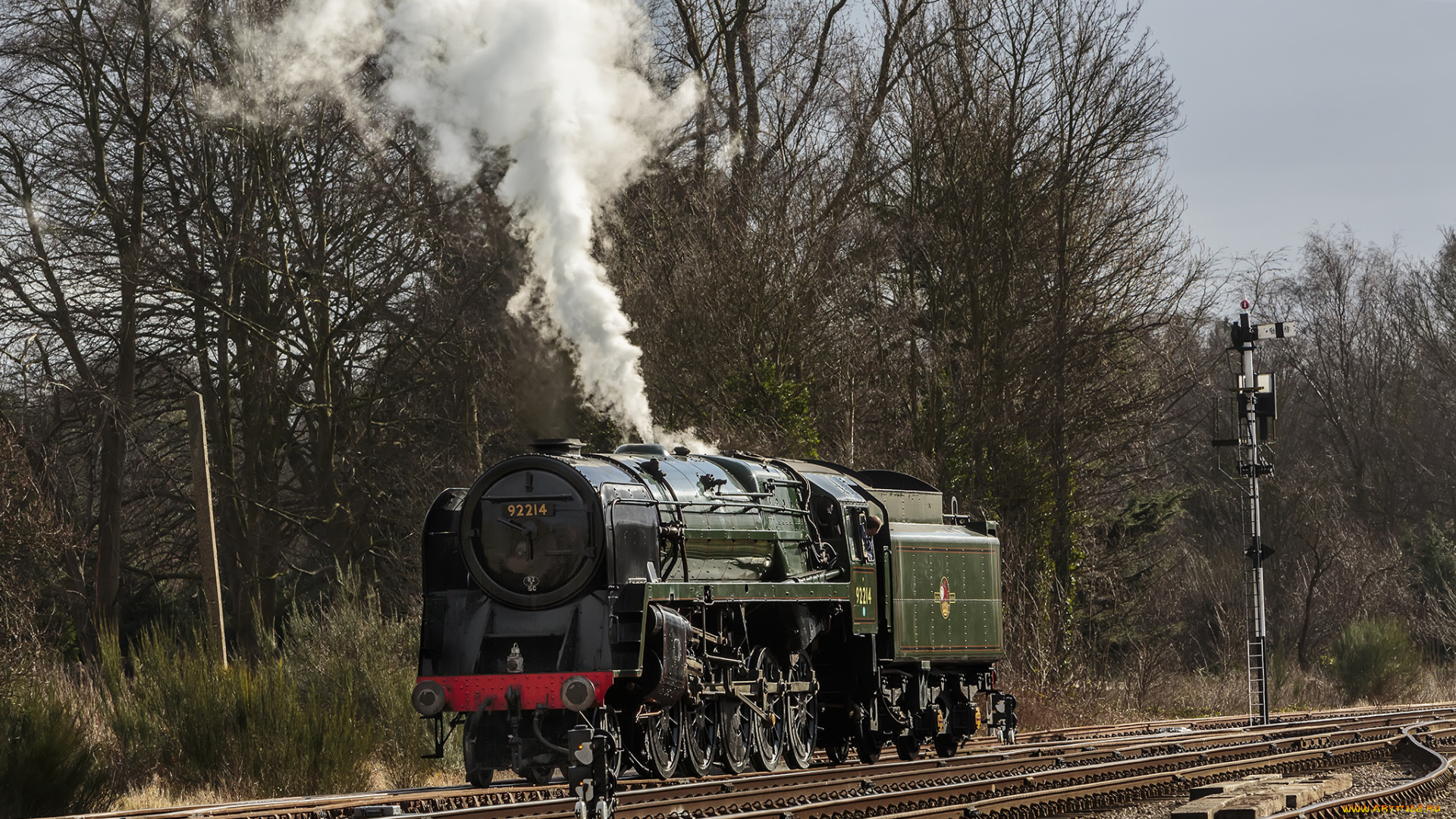 техника, паровозы, паровоз, рельсы, дорога, железная