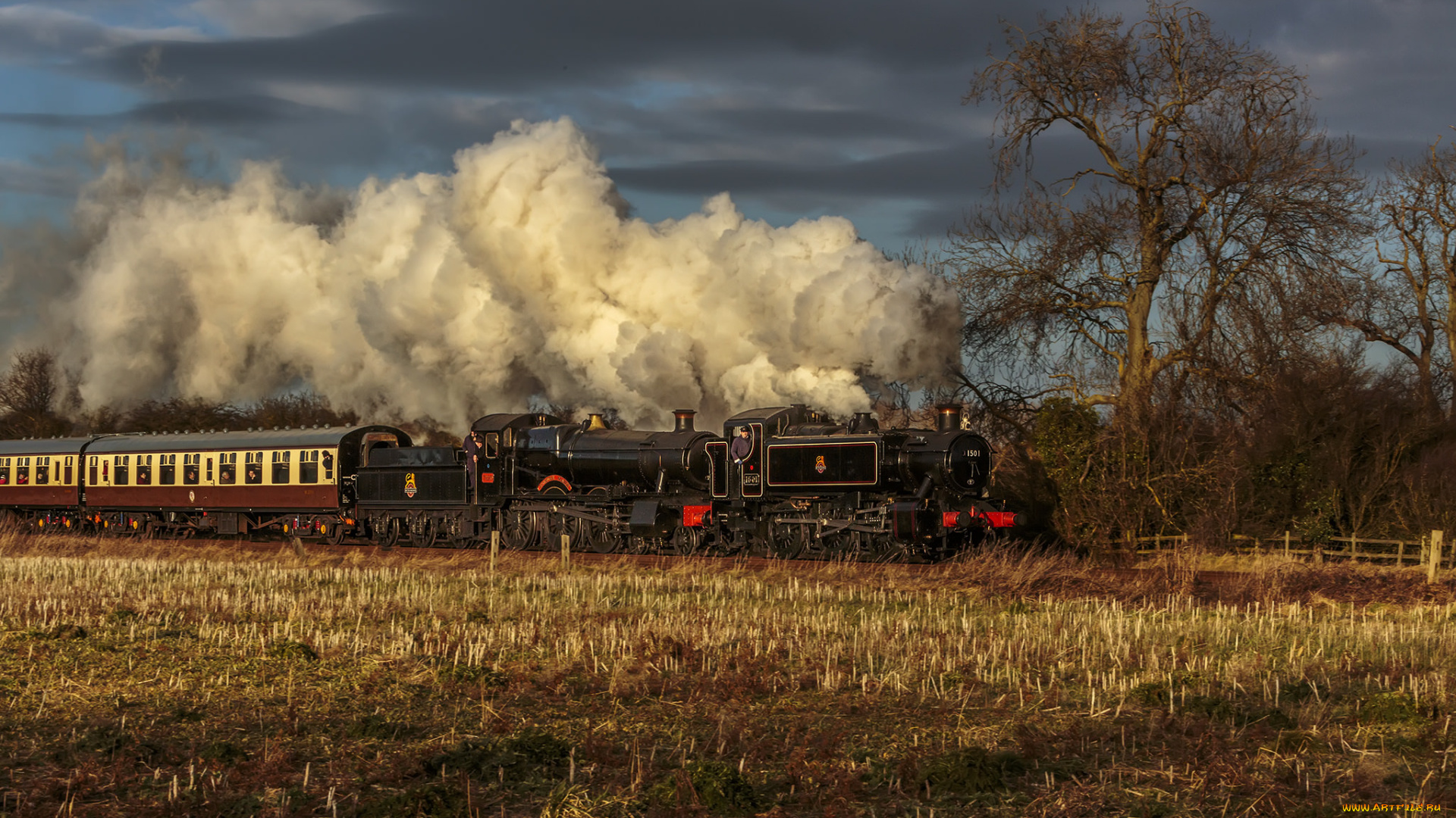 техника, паровозы, паровоз, рельсы, дорога, железная