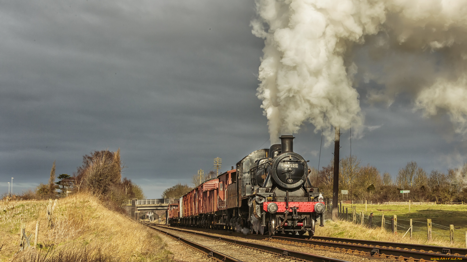 техника, паровозы, паровоз, рельсы, дорога, железная
