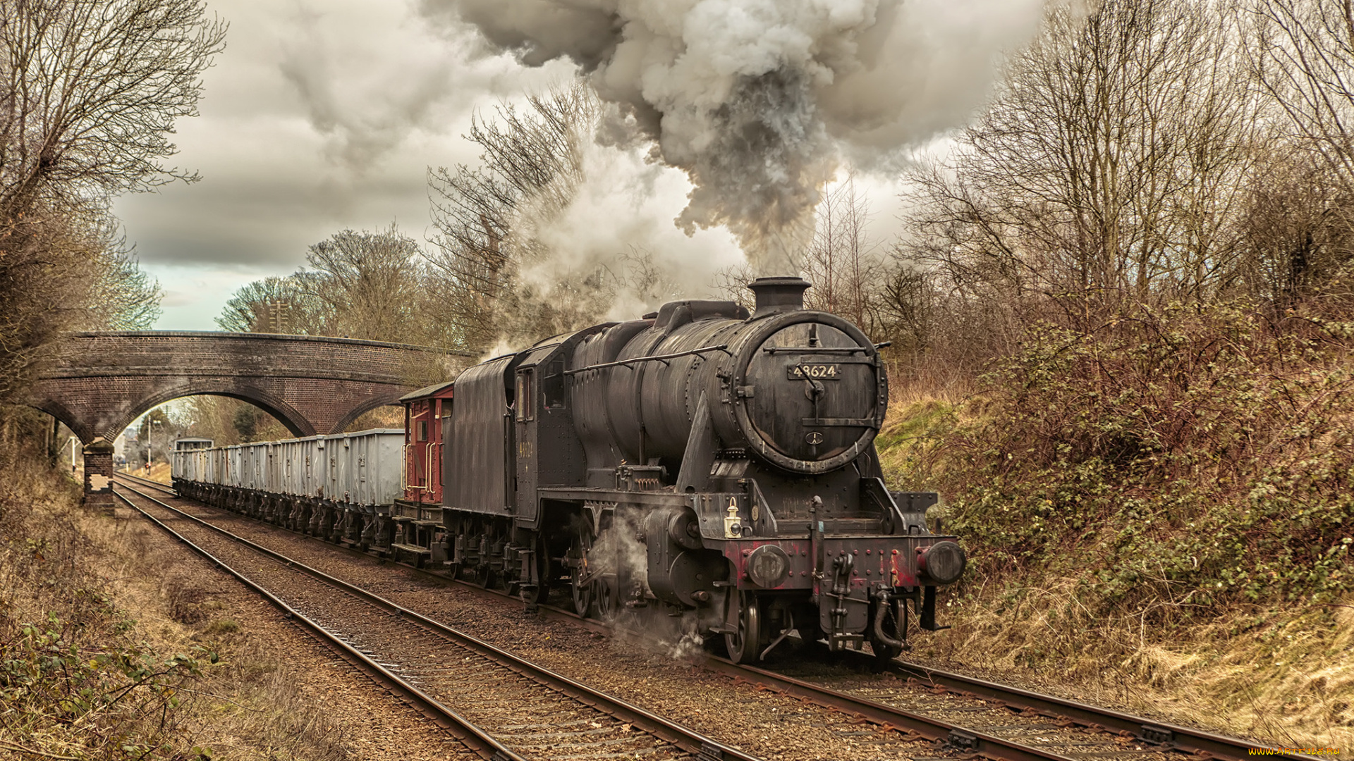 техника, паровозы, паровоз, рельсы, дорога, железная