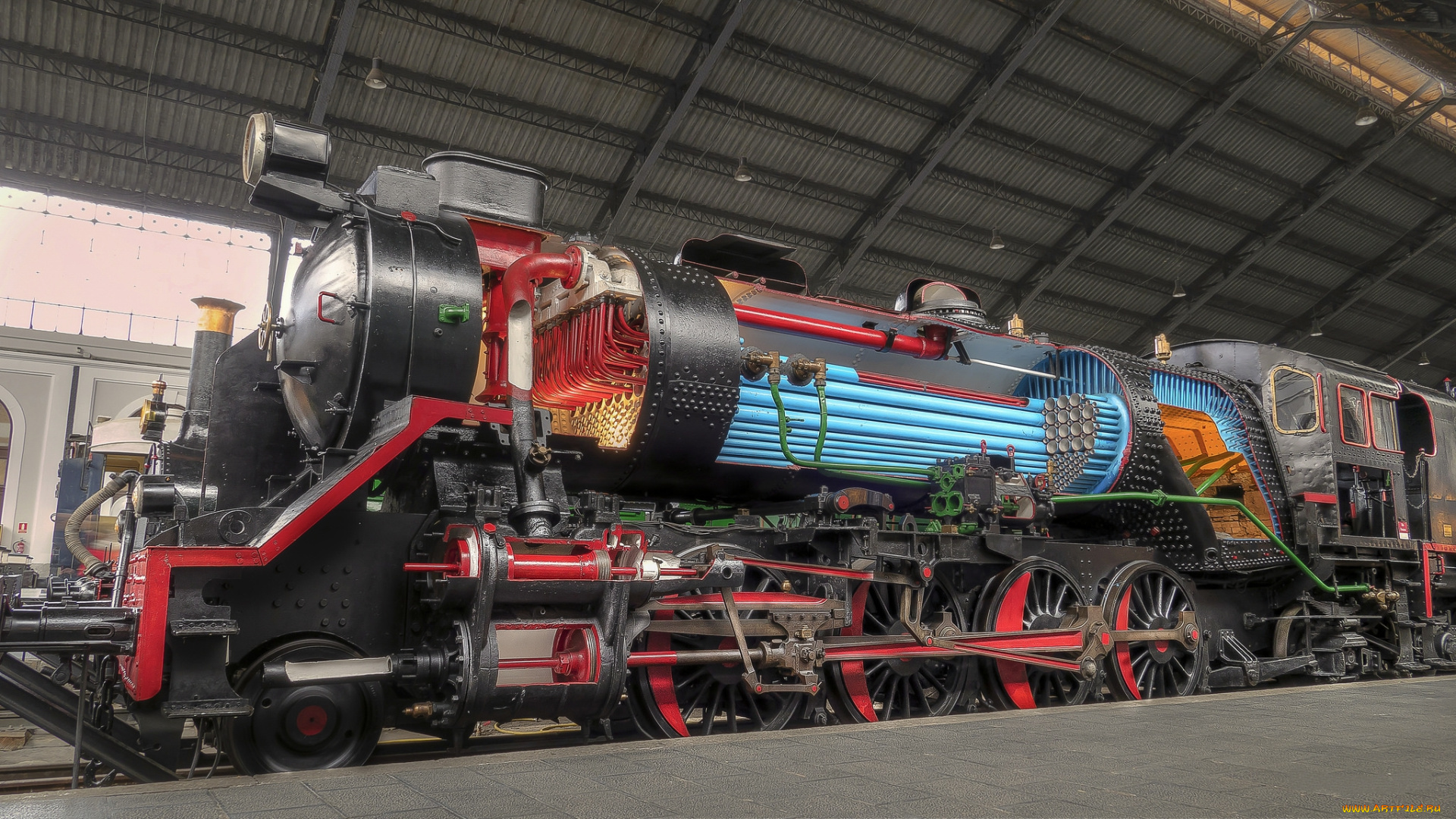 техника, паровозы, паровоз, рельсы, дорога, железная