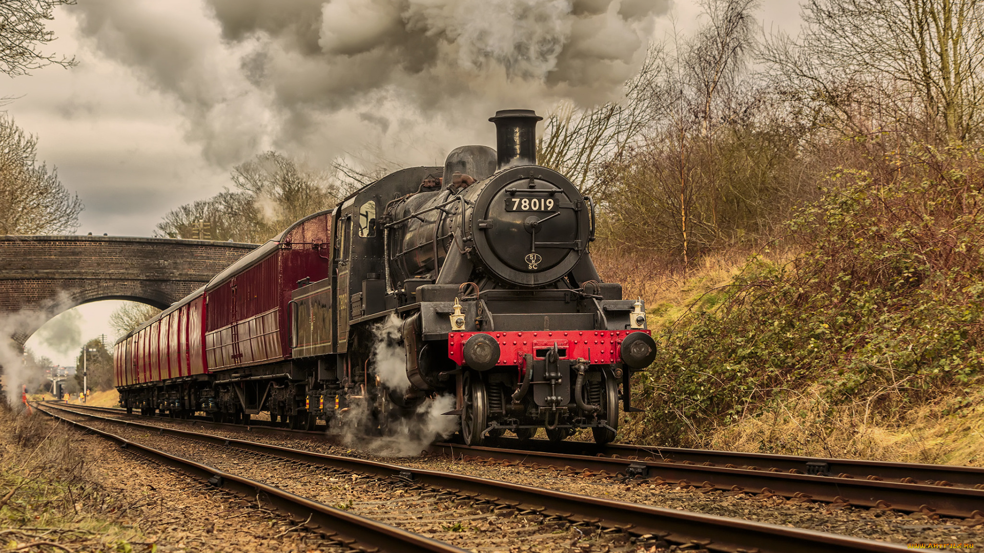 техника, паровозы, рельсы, паровоз, дорога, железная