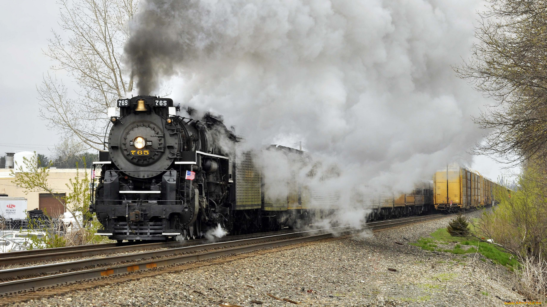 техника, паровозы, рельсы, паровоз, дорога, железная