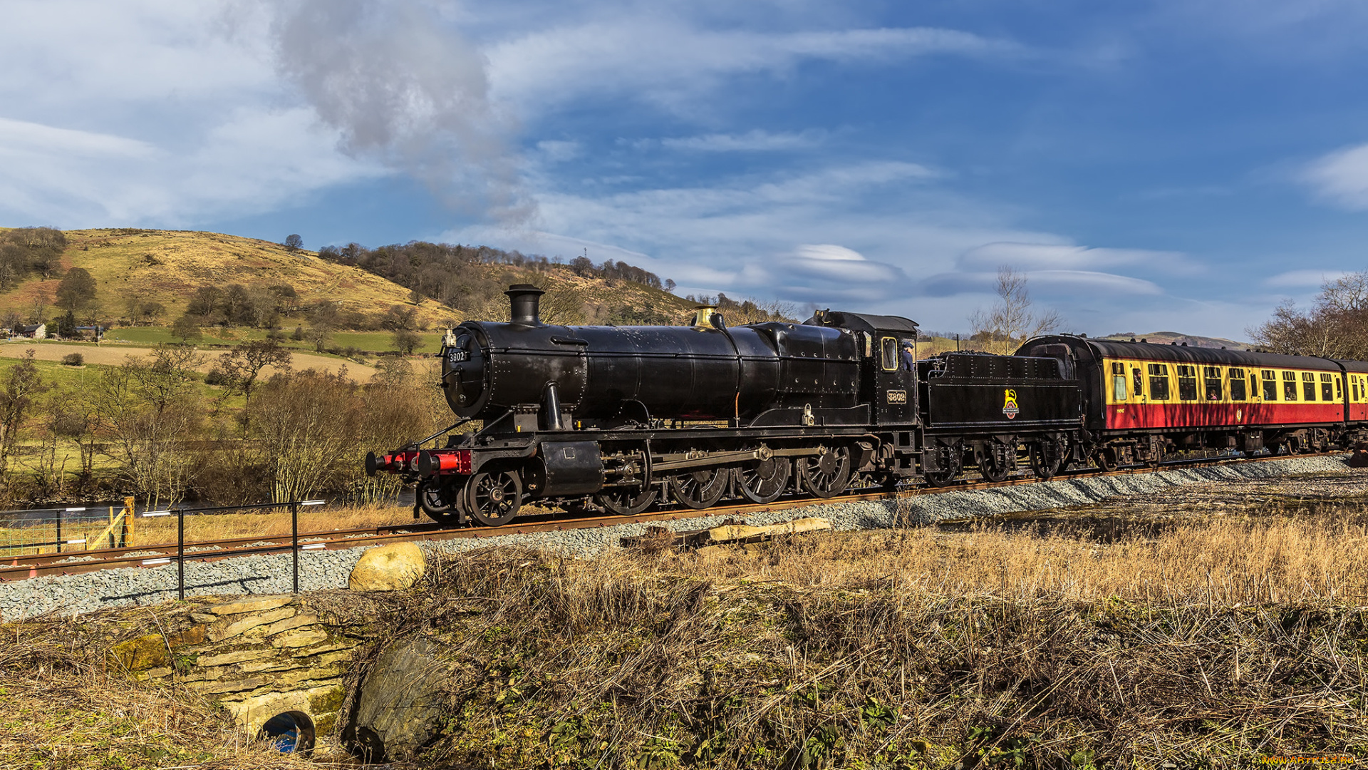 техника, паровозы, рельсы, паровоз, железная, дорога