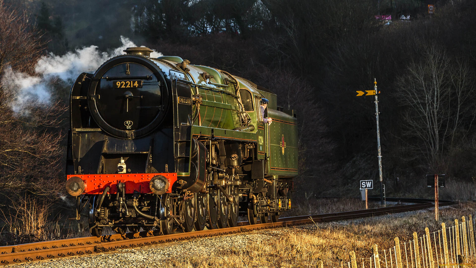 техника, паровозы, рельсы, железная, дорога, паровоз