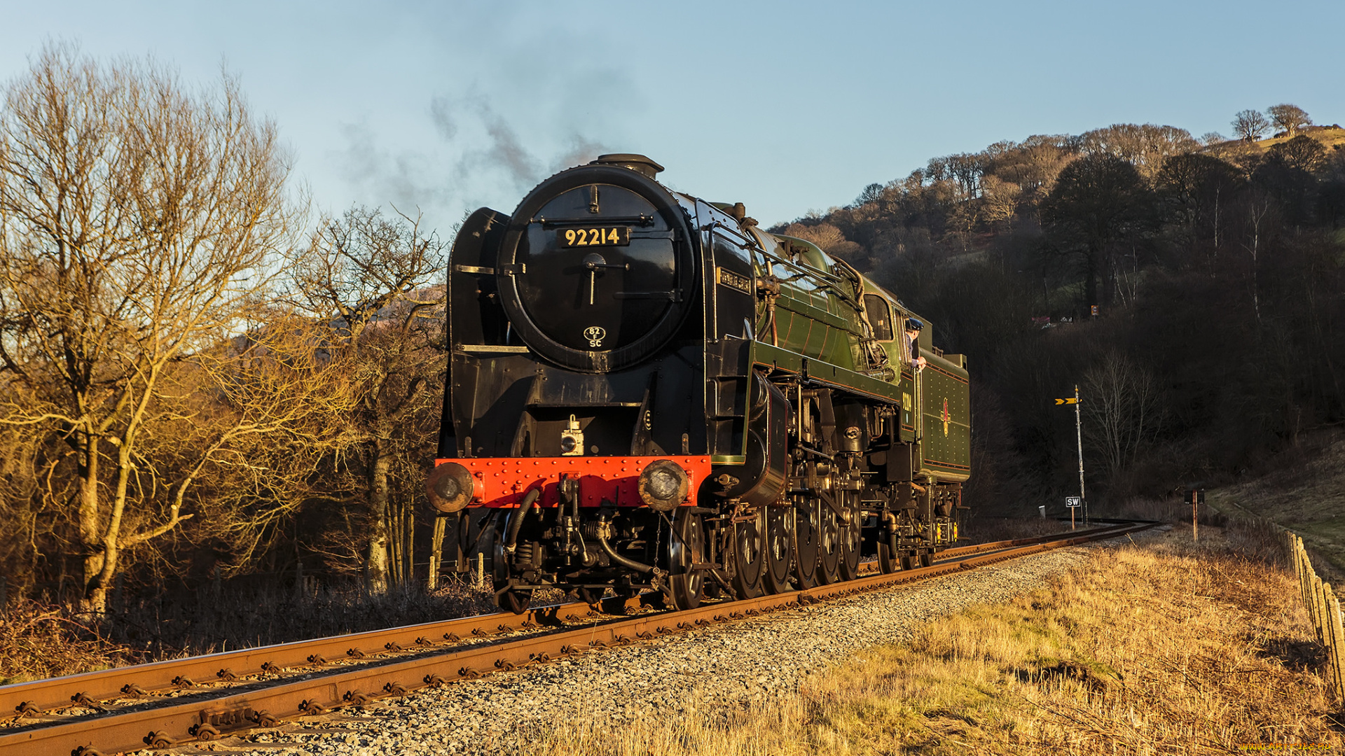 техника, паровозы, железная, дорога, рельсы, паровоз