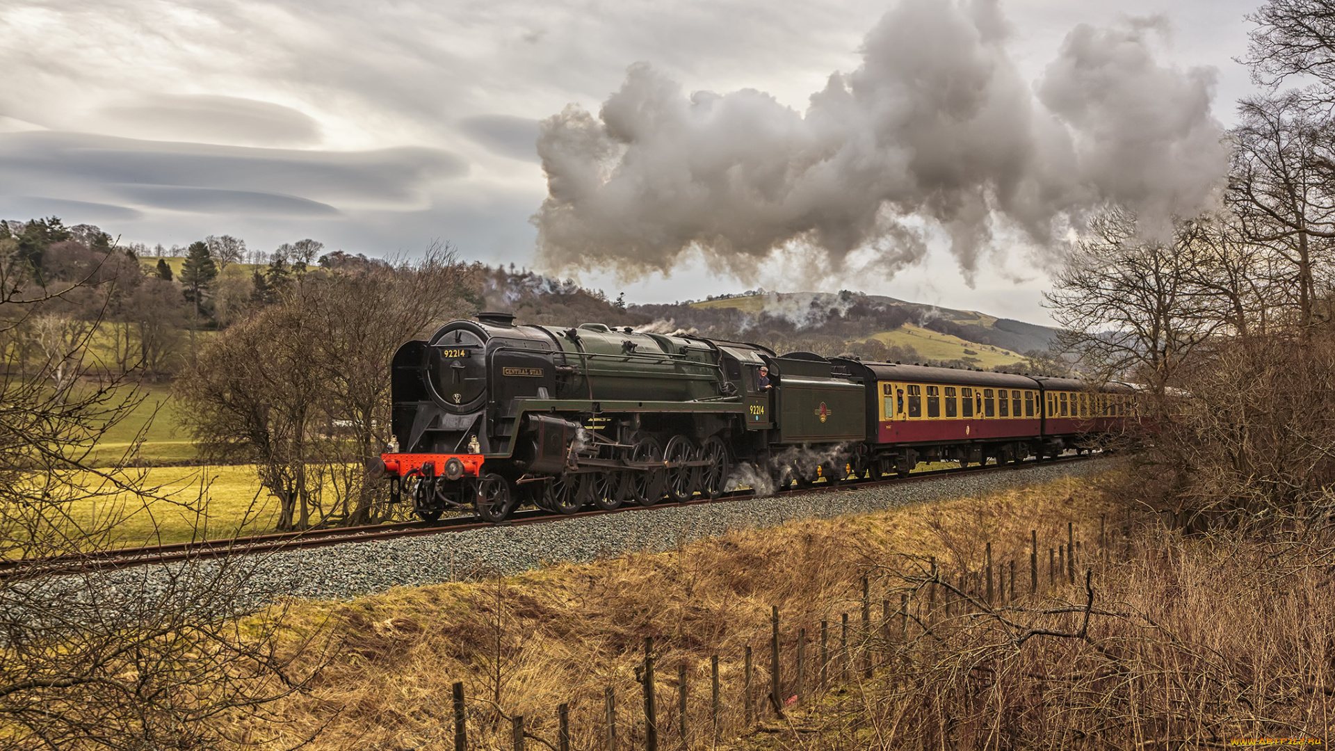 техника, паровозы, железная, паровоз, рельсы, дорога