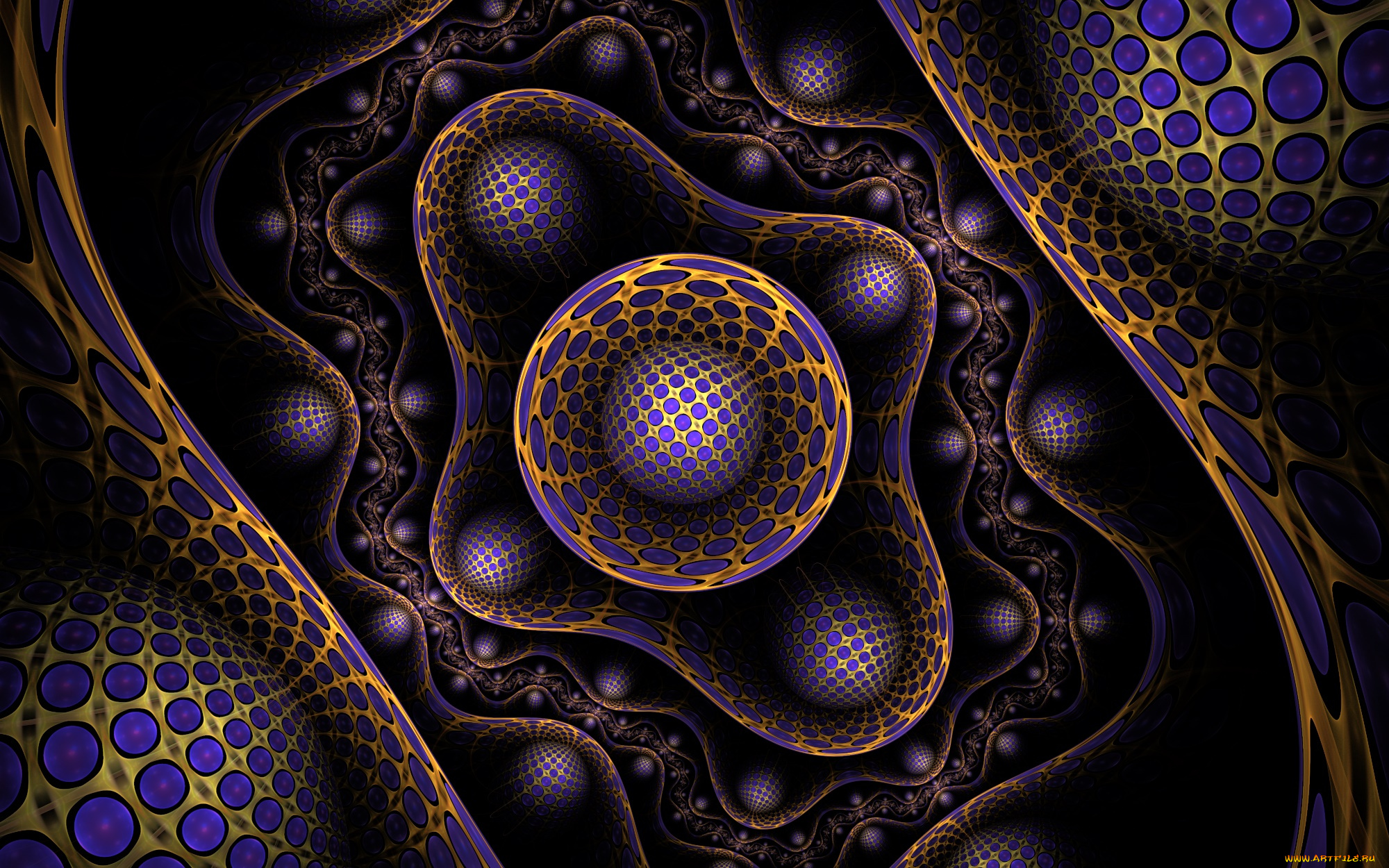 3д, графика, фракталы, , fractal, узор, цвета, фон