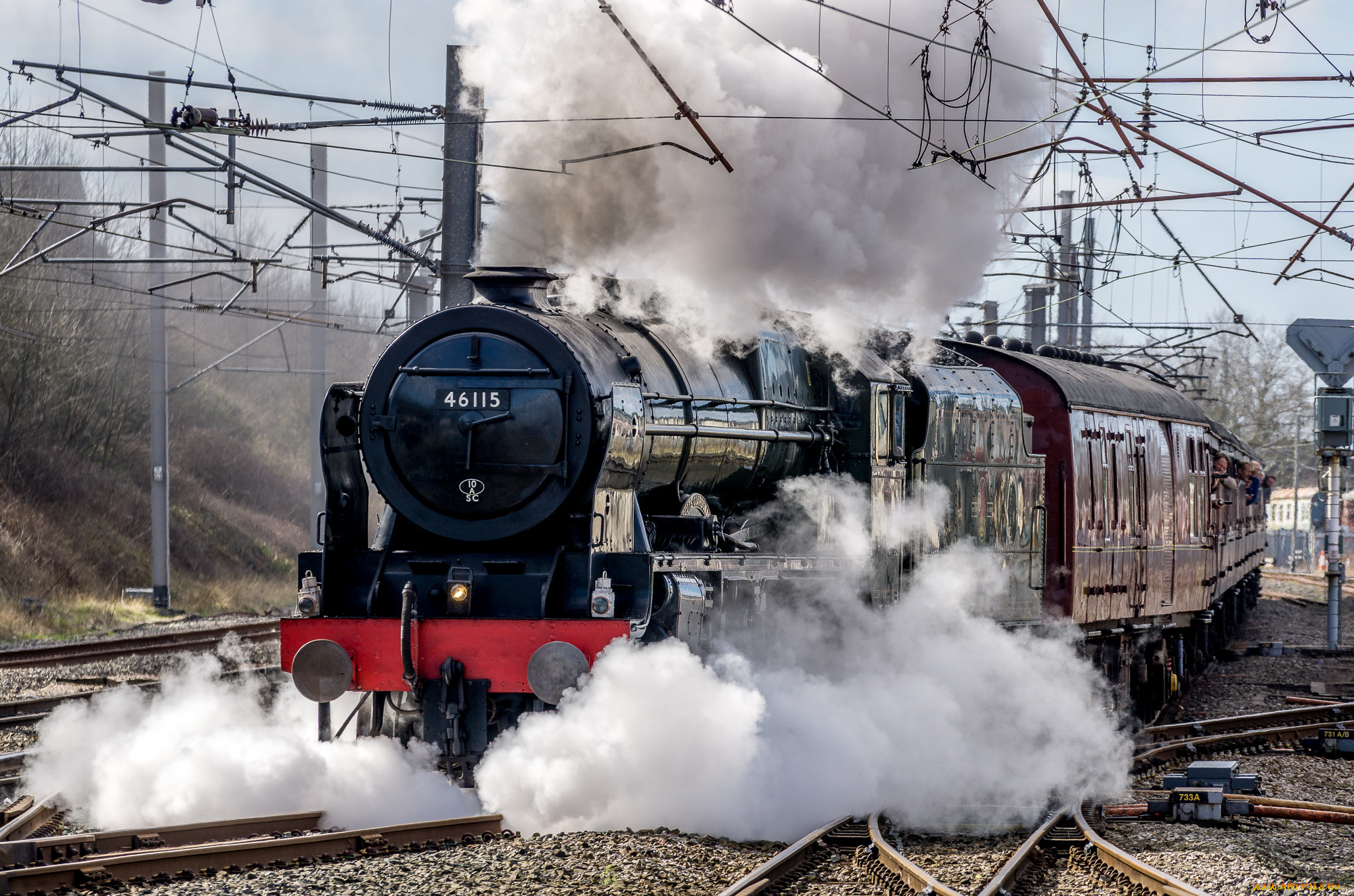 техника, паровозы, паровоз, рельсы, дорога, железная