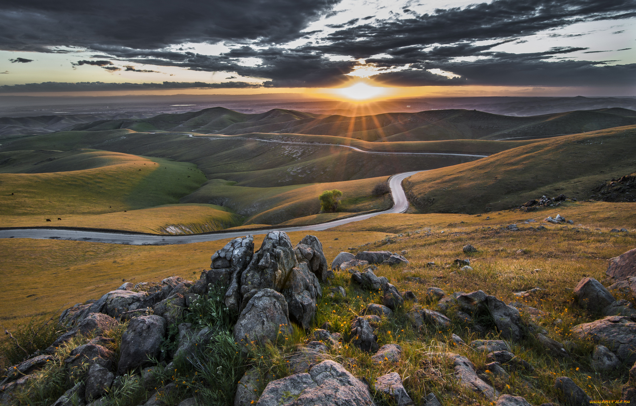 природа, восходы, закаты, рассвет