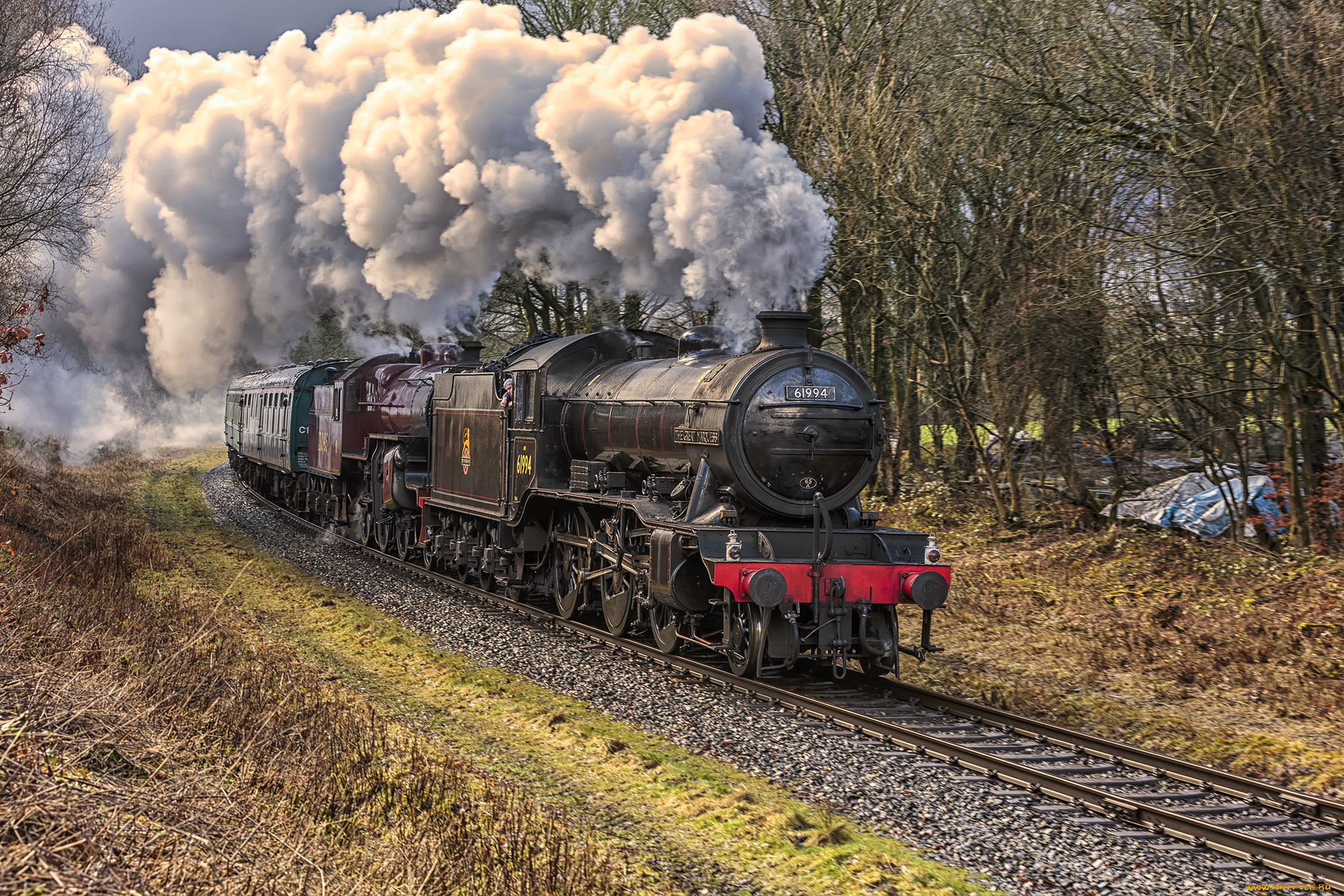 техника, паровозы, паровоз, рельсы, дорога, железная