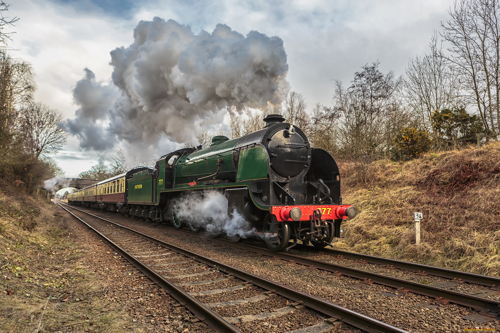 техника, паровозы, паровоз, рельсы, дорога, железная