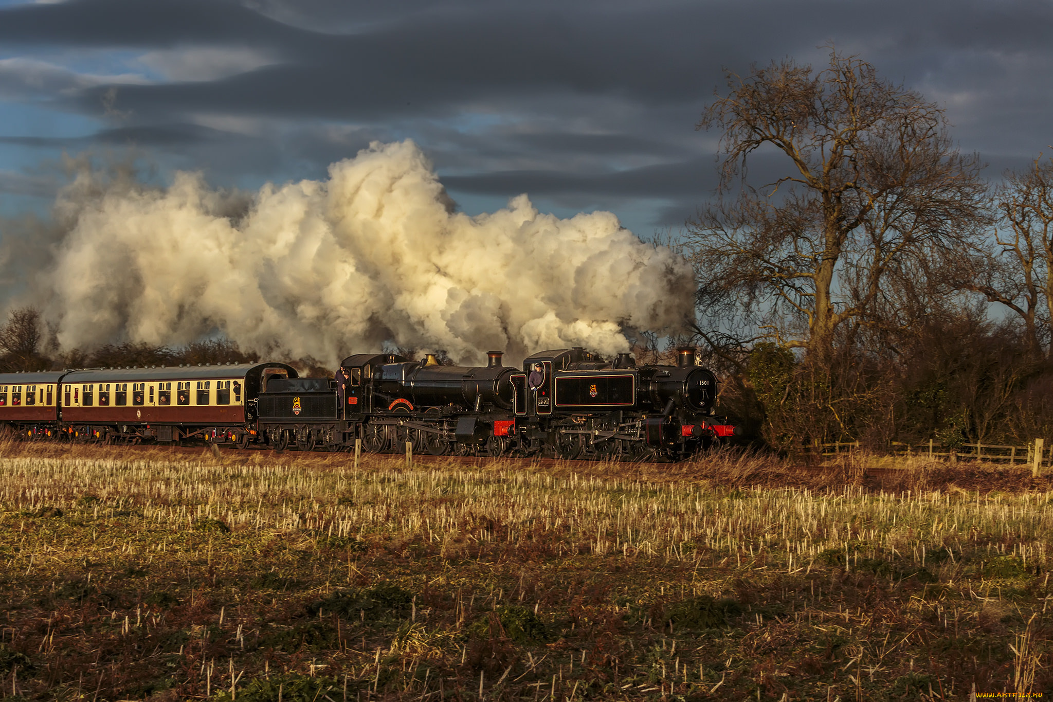 техника, паровозы, паровоз, рельсы, дорога, железная